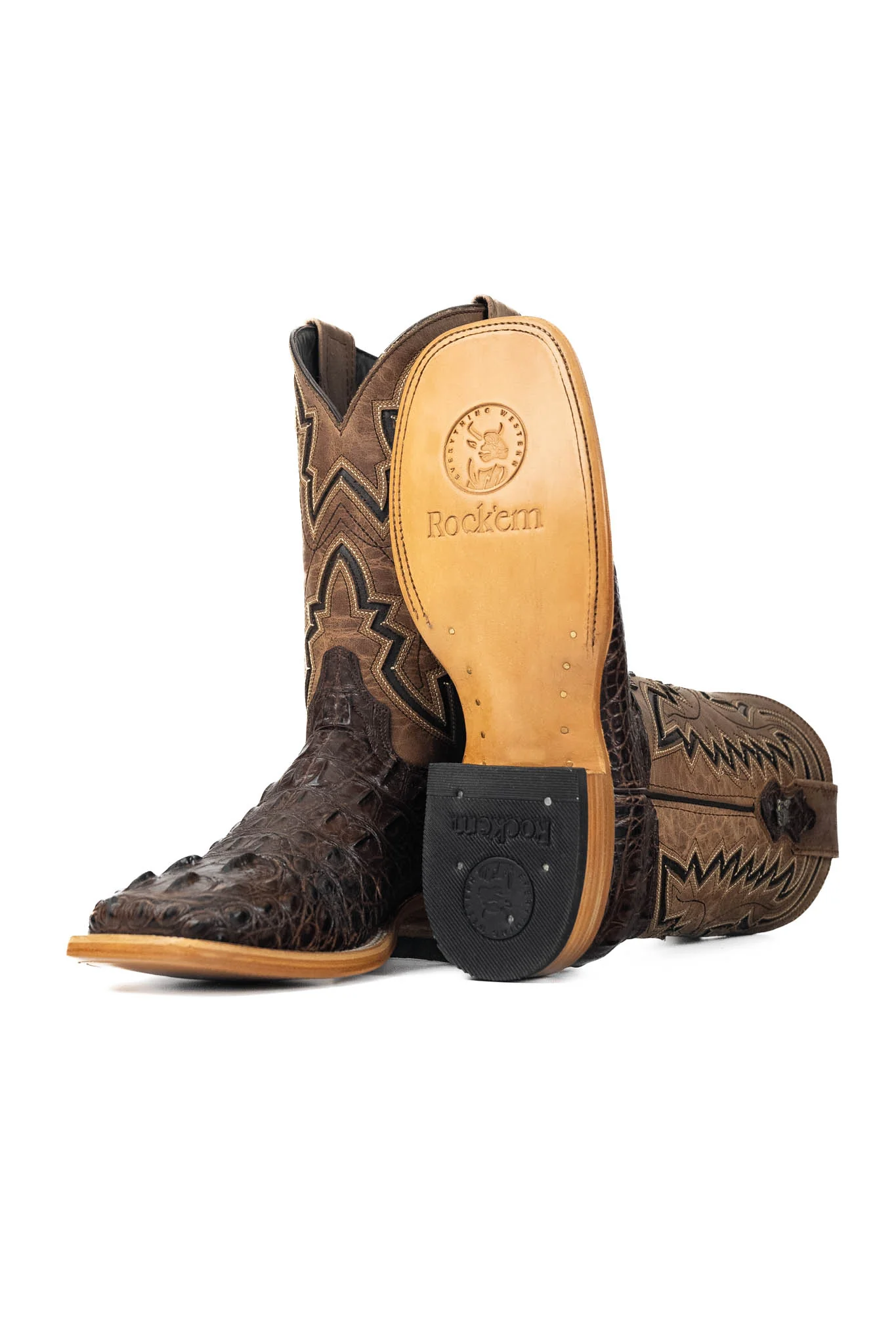 Jameson Caiman Square Toe Cowboy Boot - Image 19