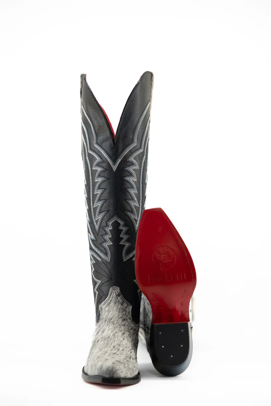Collins Red Bottom Wide Calf Tall Cowgirl Boot Size Size 6.5 Box MW34 - Image 2