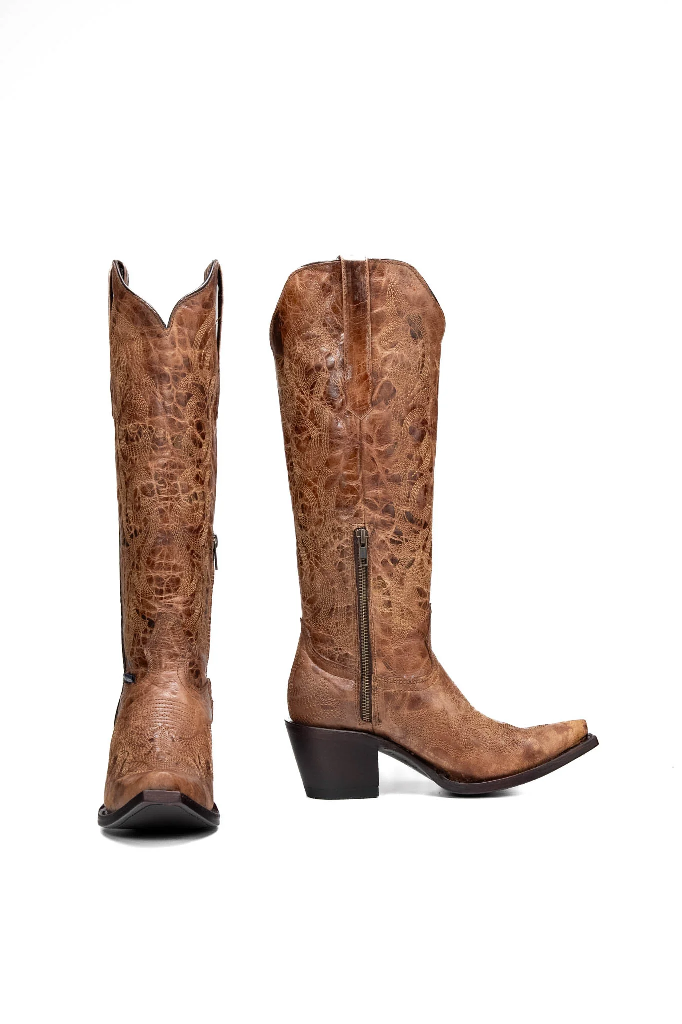 Jenny Tall Snip Toe Cowgirl Boot - Image 15