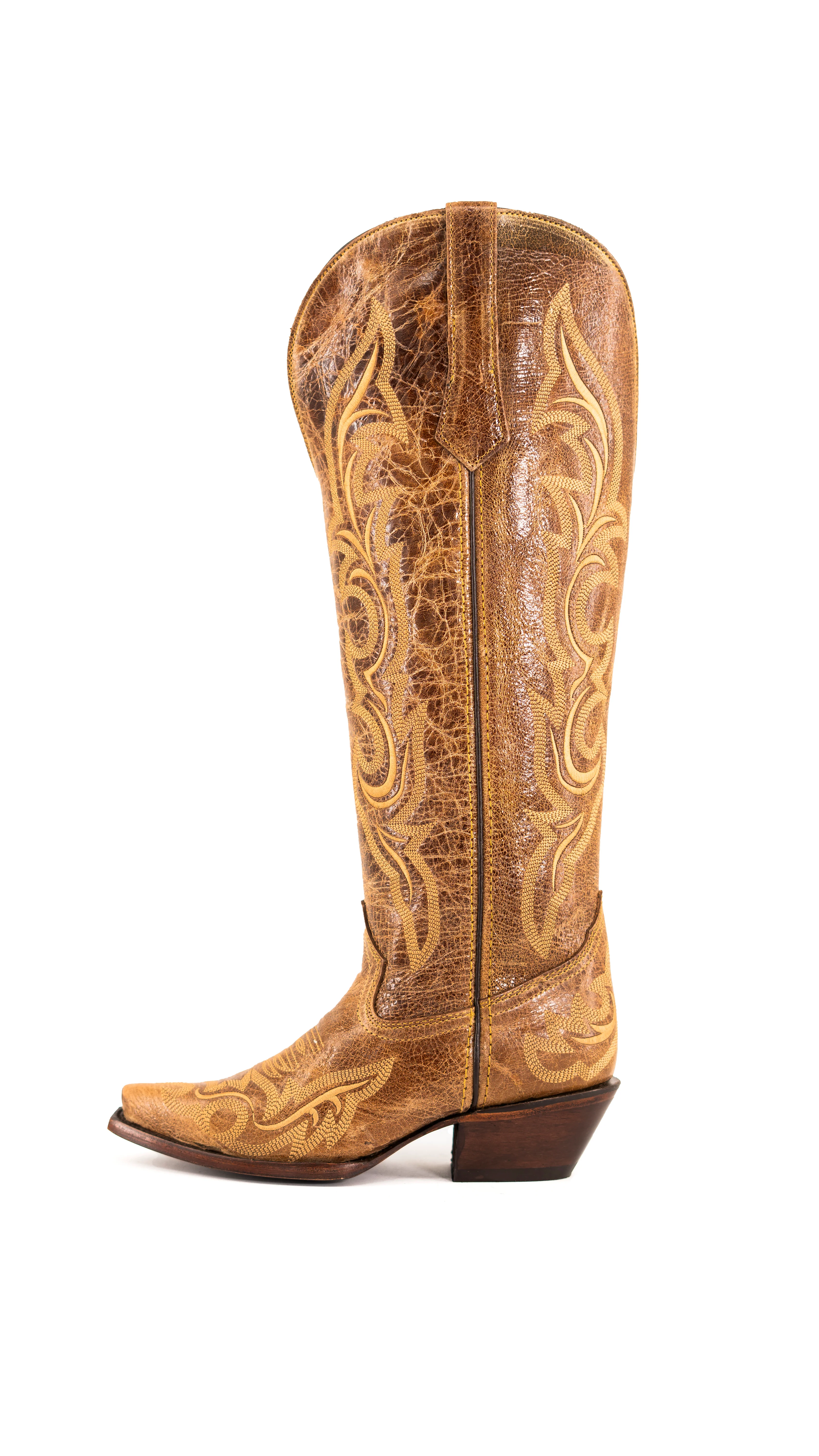 Jenny Tall Wide Calf Snip Toe Cowgirl Boot - Image 12