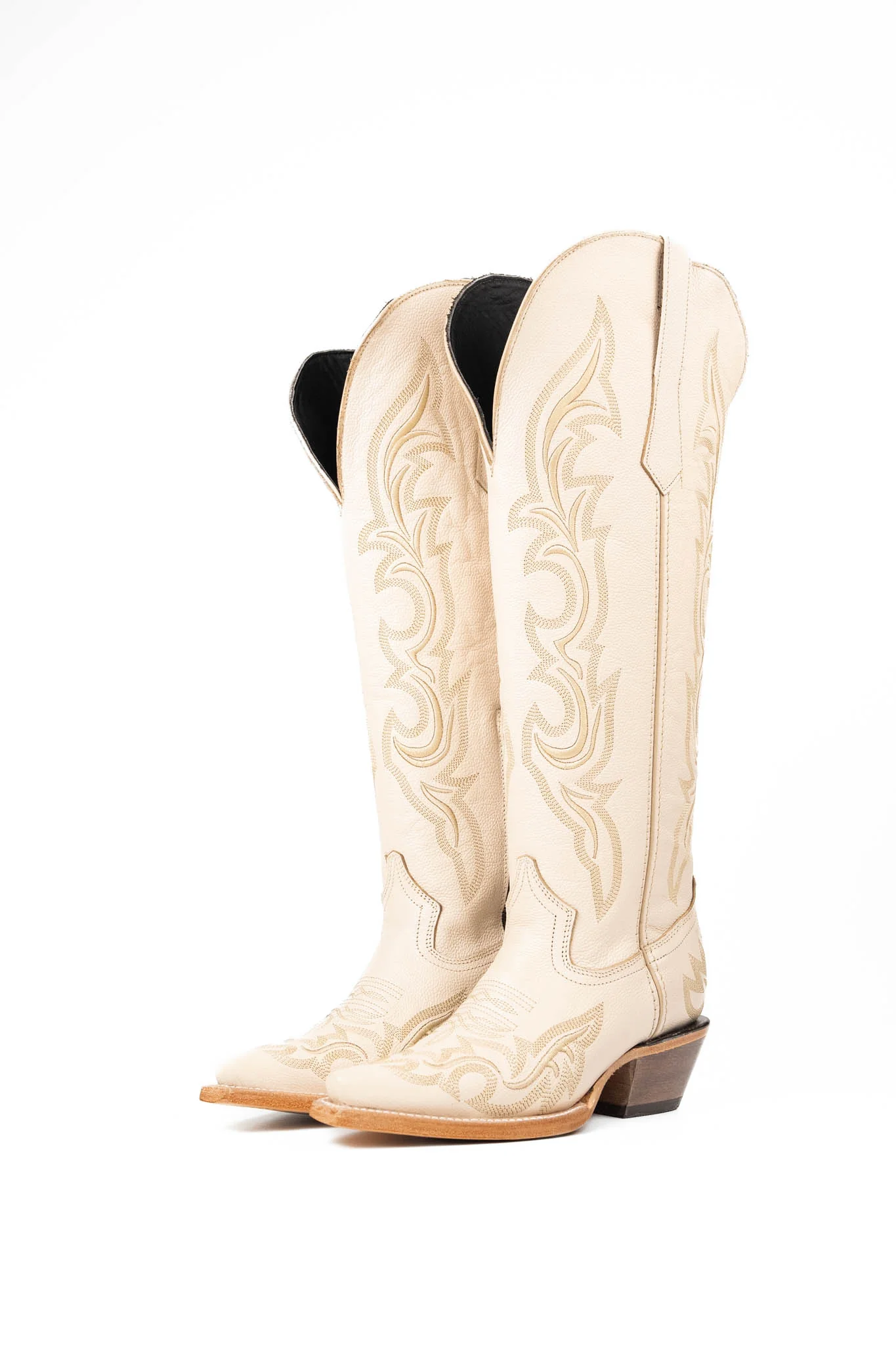 Jenny Tall Wide Calf Snip Toe Cowgirl Boot - Image 6