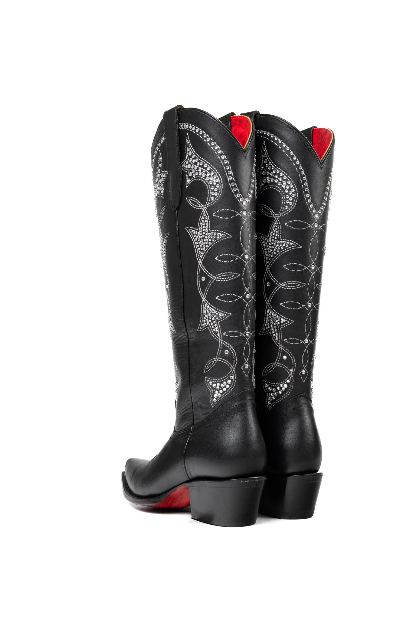 Jolene Tall Red Bottom Snip Toe Cowgirl Boot - Image 3