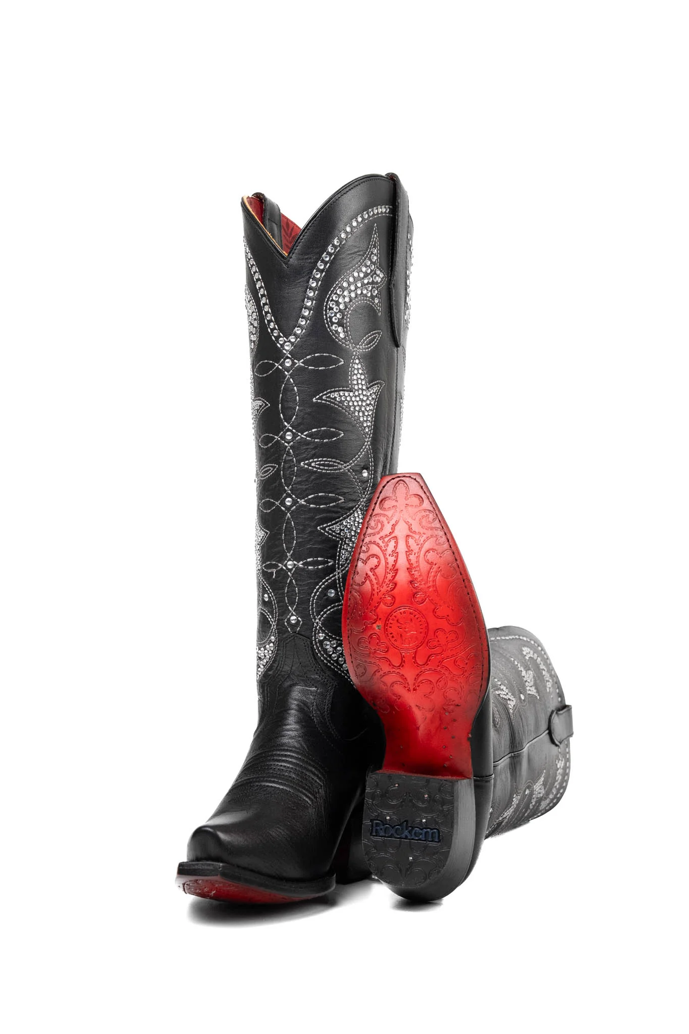 Jolene Tall Red Bottom Snip Toe Cowgirl Boot - Image 5