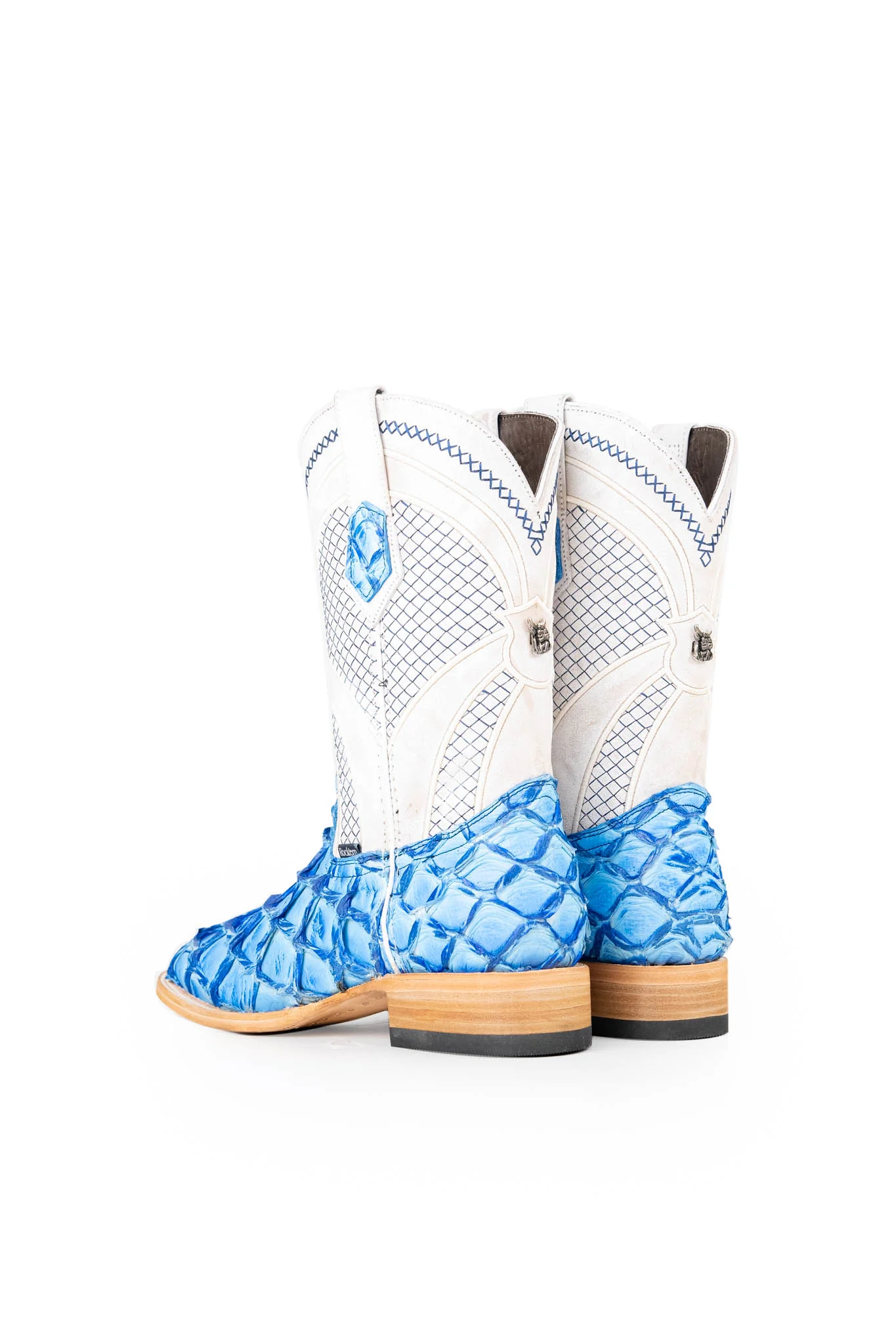 Jones Exotic Pirarucu Square Toe Cowboy Boot - Image 3