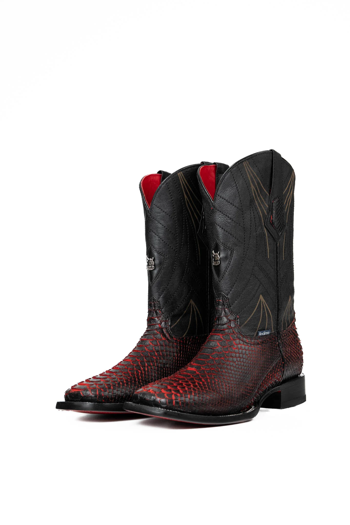 Dylan Python Square Toe Cowboy Boot