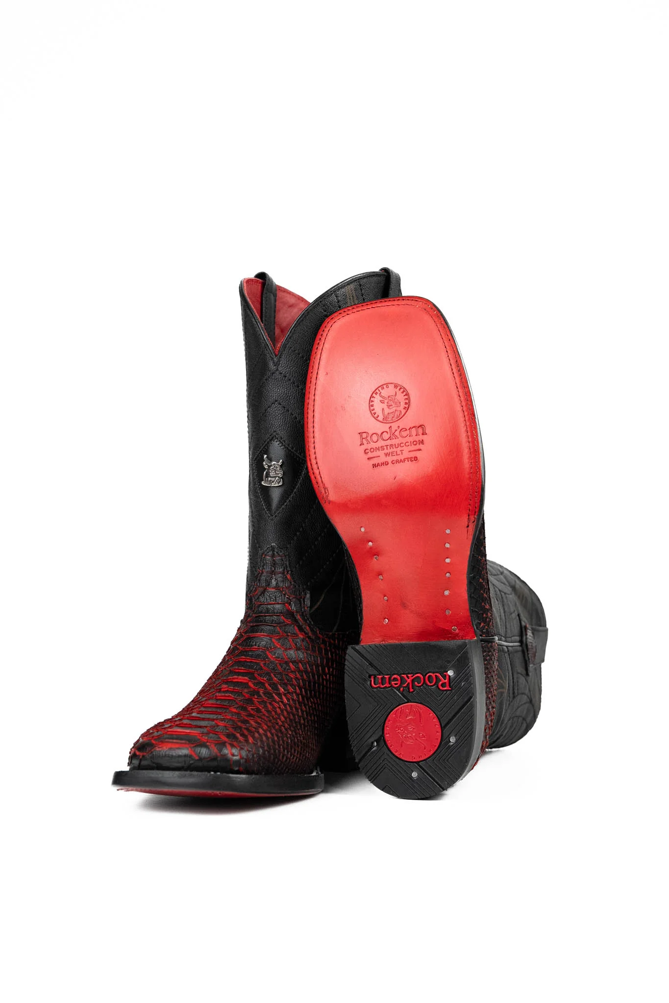 Dylan Python Square Toe Cowboy Boot - Image 4