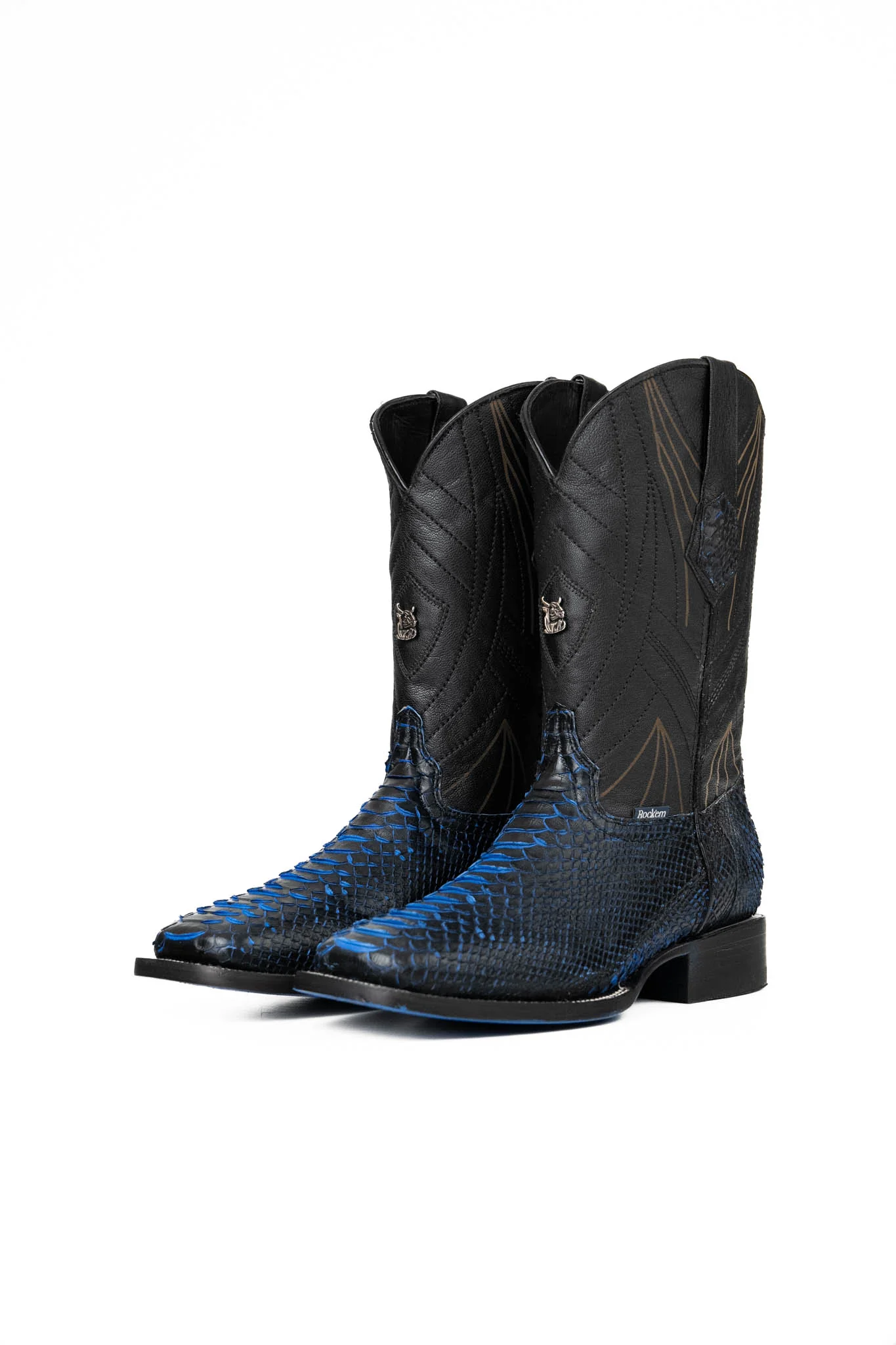 Dylan Python Square Toe Cowboy Boot - Image 6