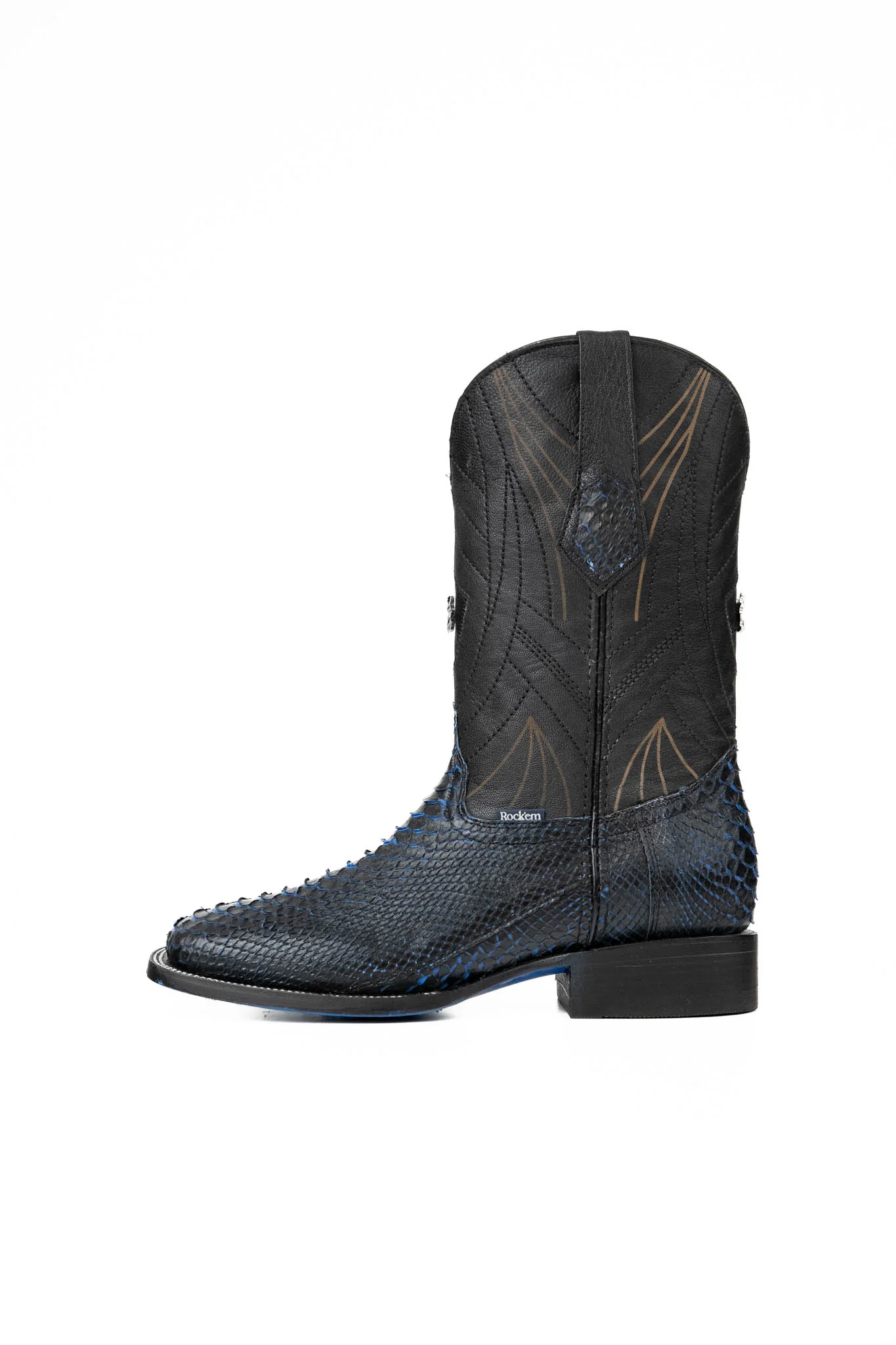 Dylan Python Square Toe Cowboy Boot - Image 7