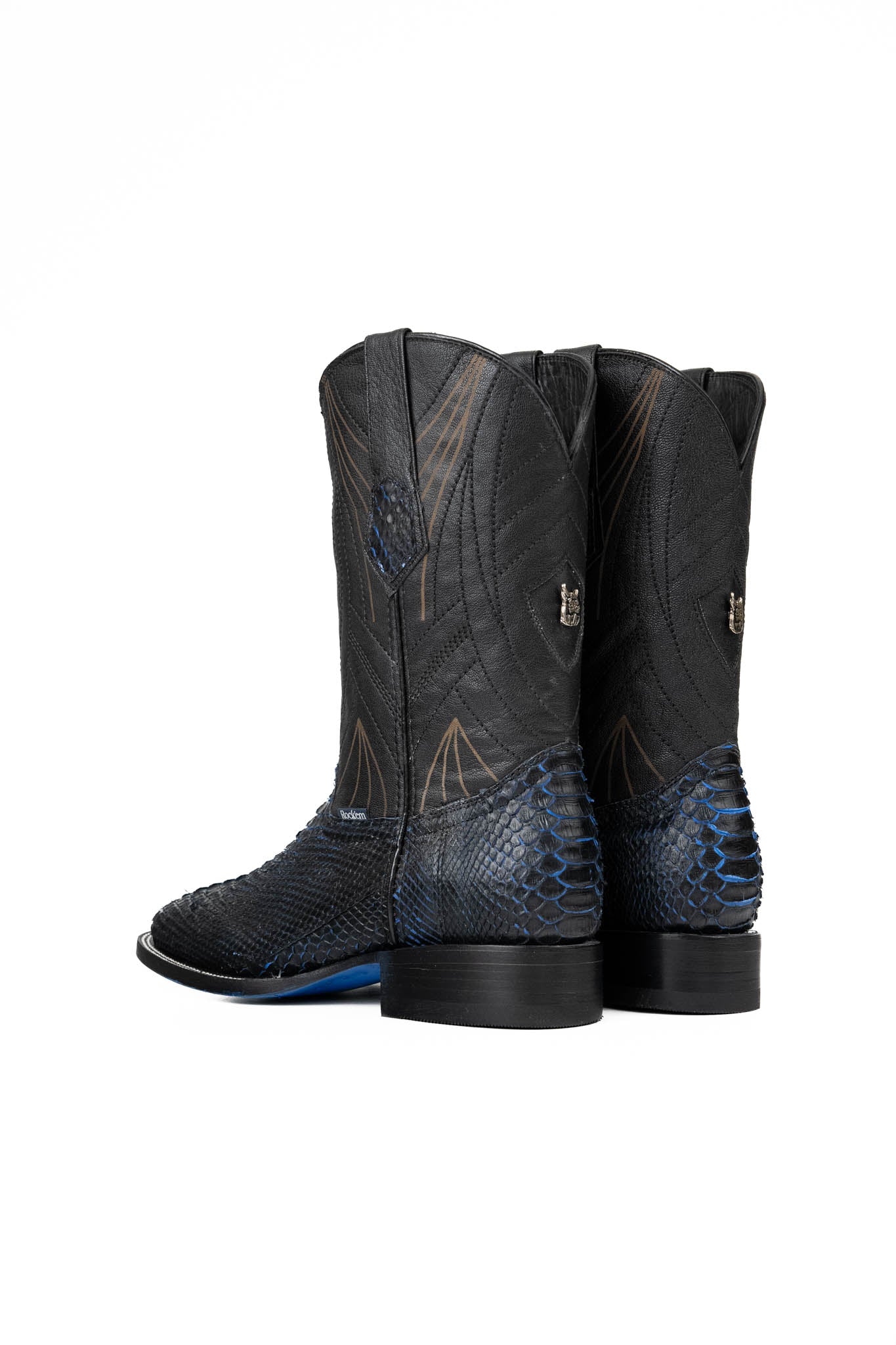 Dylan Python Square Toe Cowboy Boot - Image 8