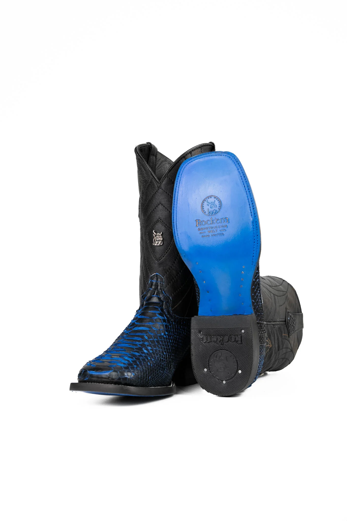 Dylan Python Square Toe Cowboy Boot - Image 9