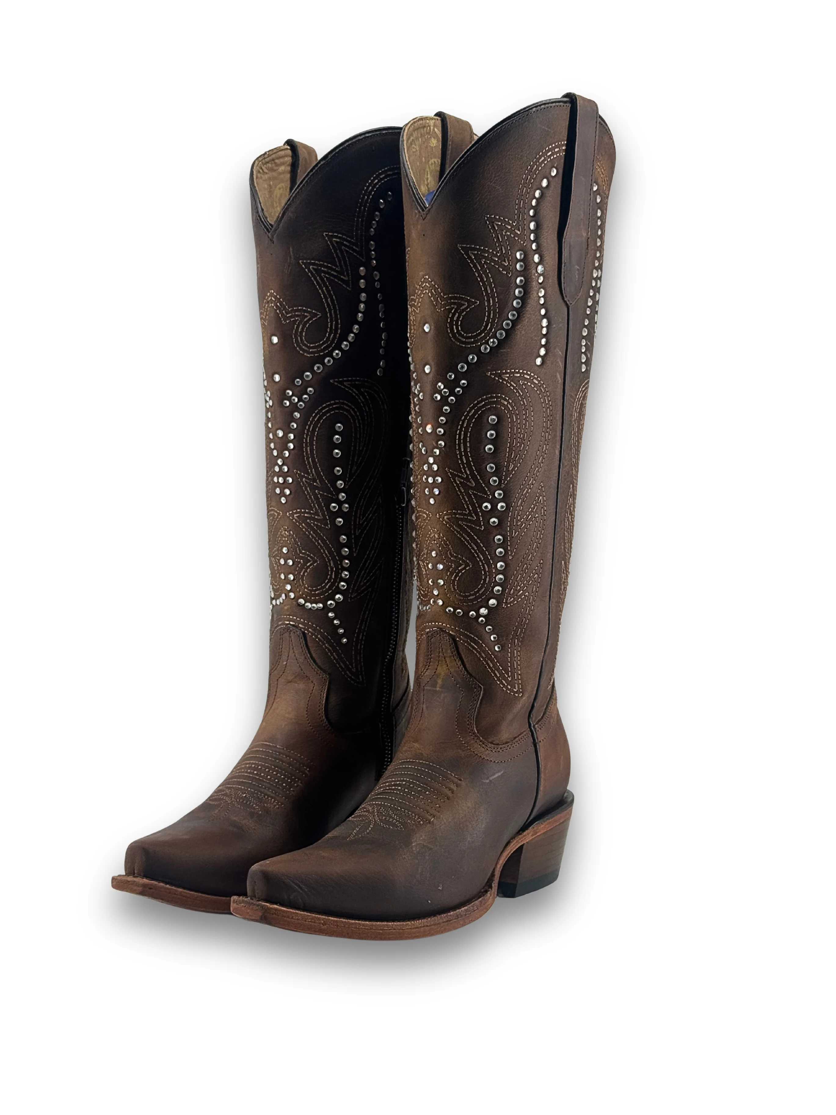 Julianne Tall Snip Toe Cowgirl Boot - Image 6