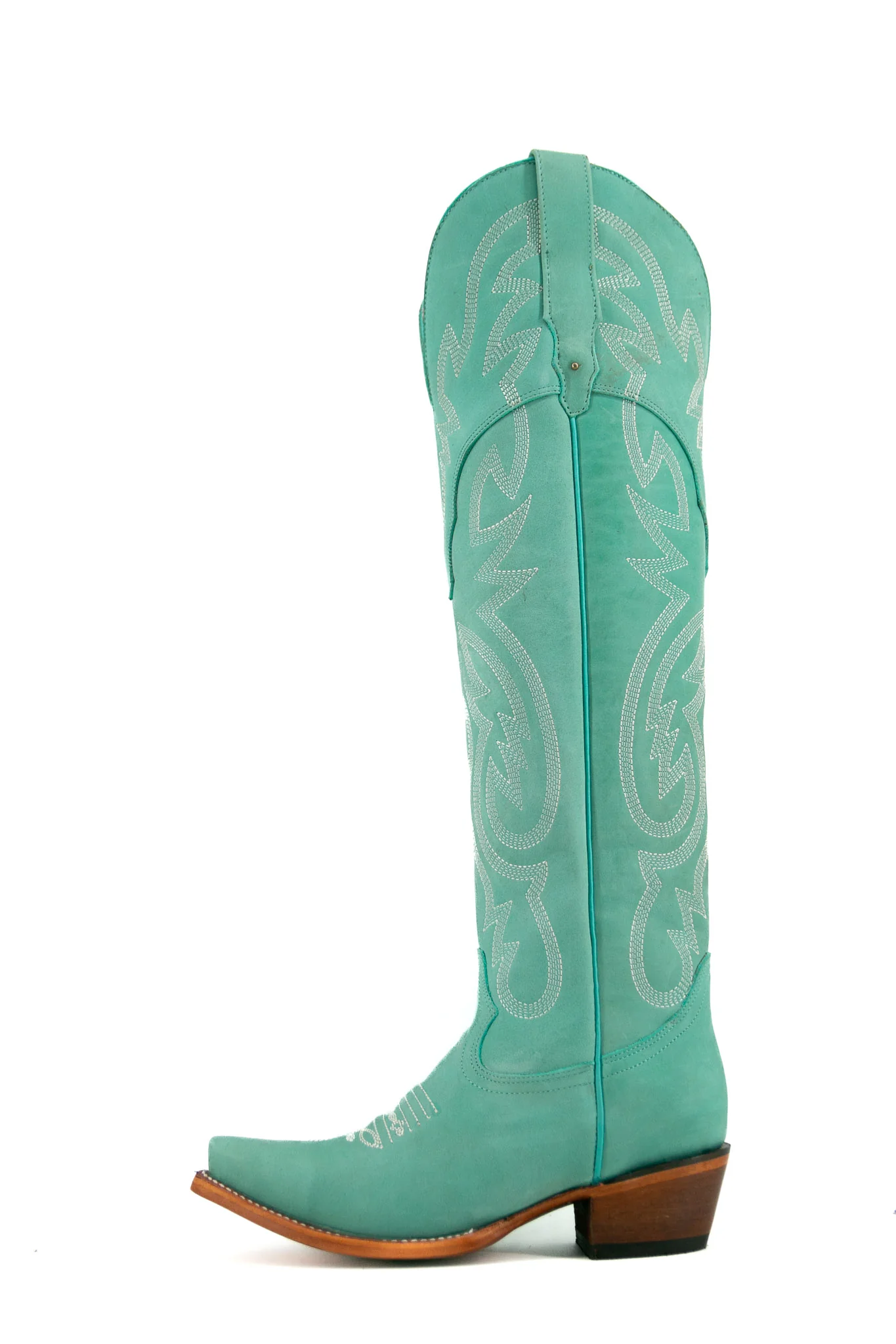 Julieta Knee High Tall Snip Toe Cowgirl Boot - Image 12