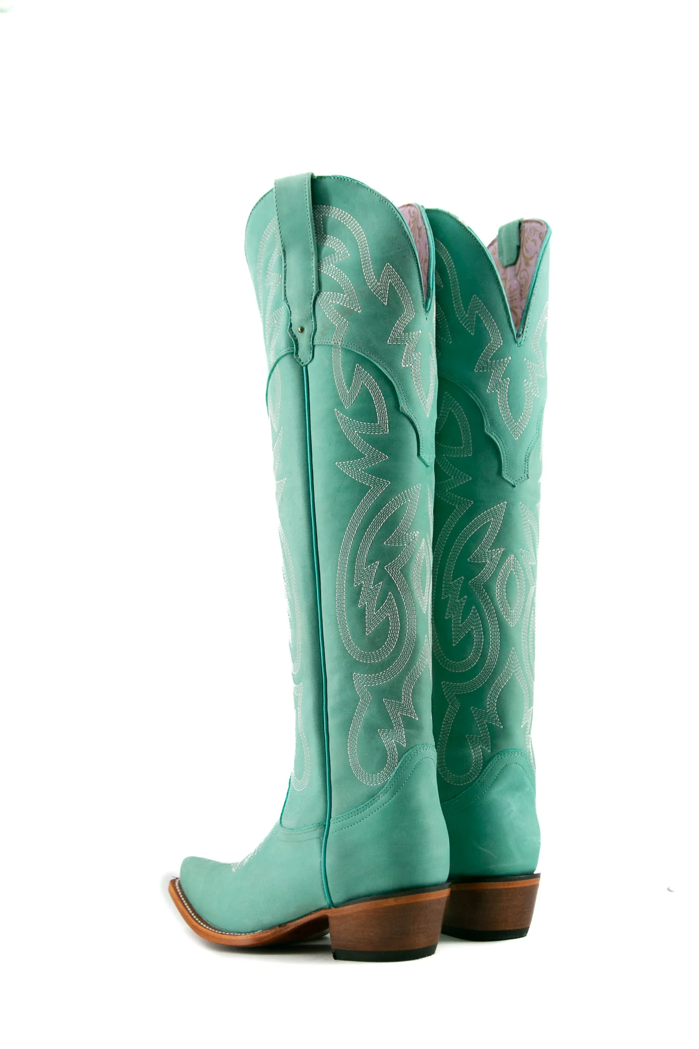 Julieta Knee High Tall Snip Toe Cowgirl Boot - Image 13