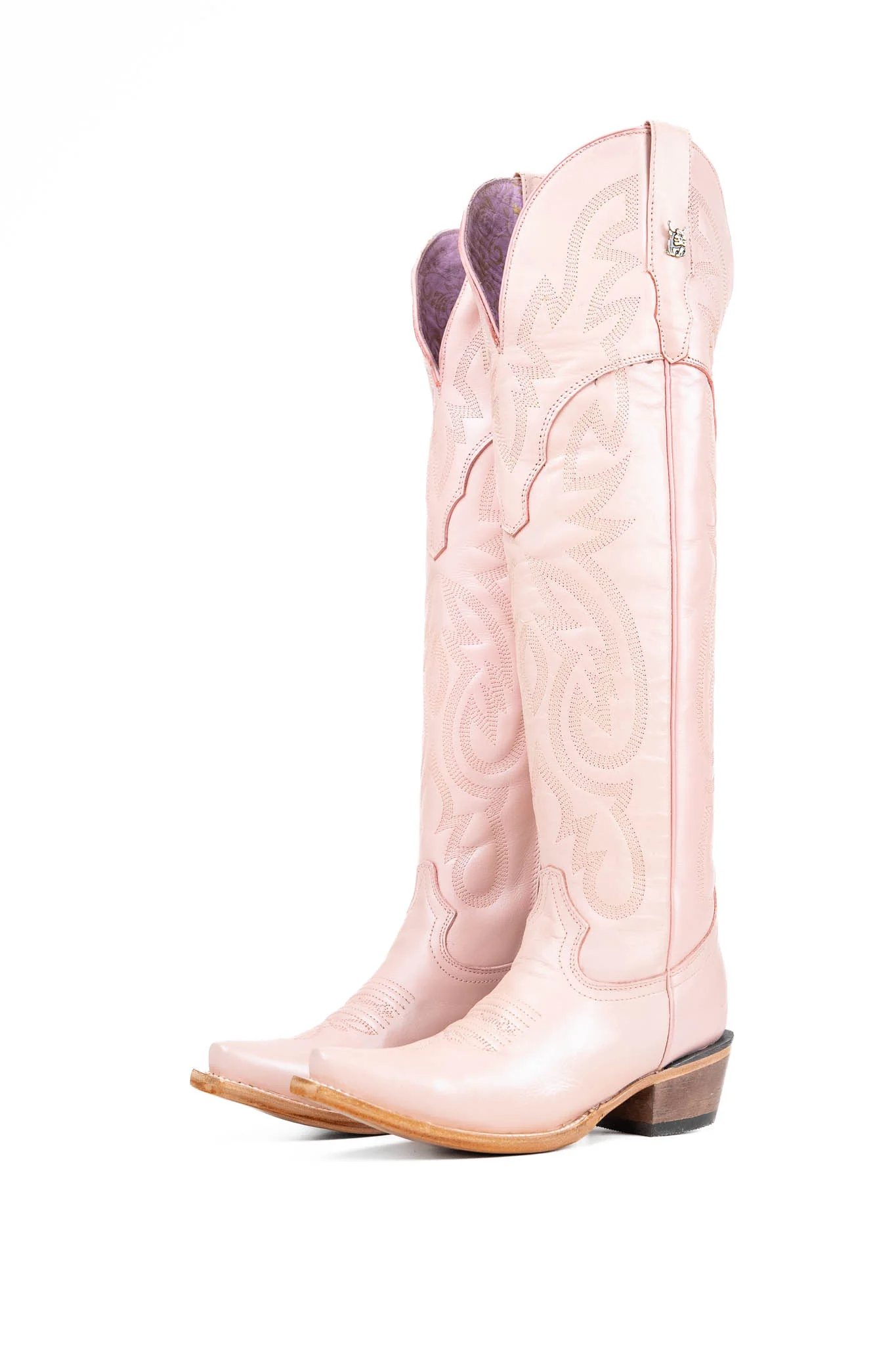 Julieta Knee High Tall Snip Toe Cowgirl Boot - Image 21