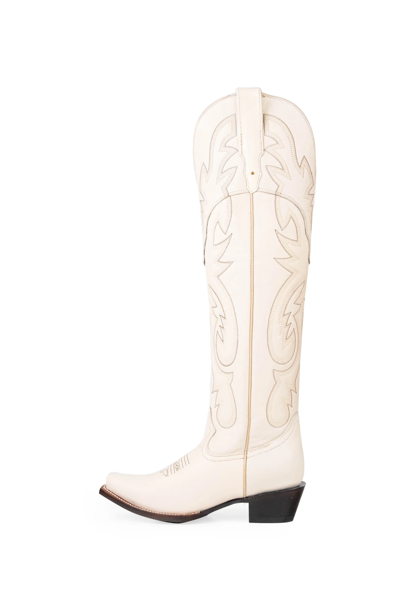 Julieta Knee High Tall Snip Toe Cowgirl Boot - Image 3