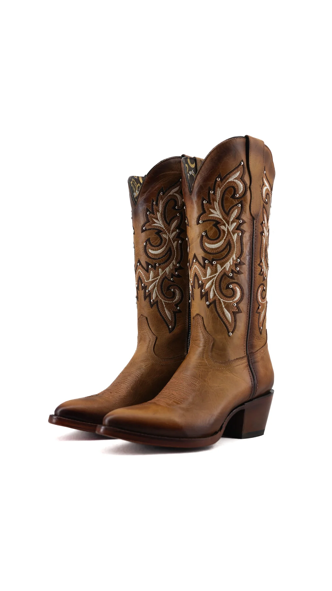 Katy Midi Round Toe Cowgirl Boot - Image 11