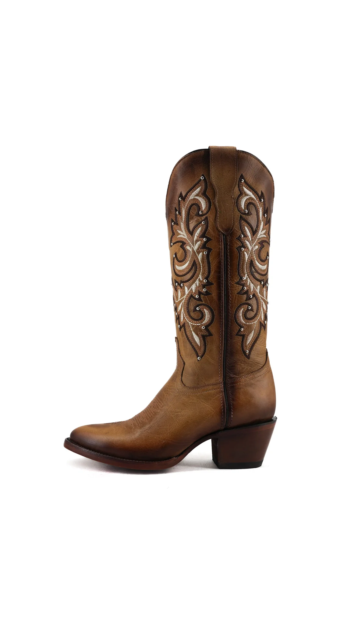 Katy Midi Round Toe Cowgirl Boot - Image 12