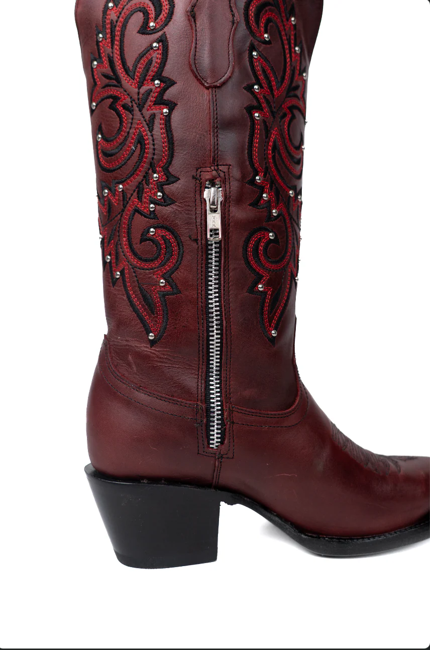 Katy Midi Round Toe Cowgirl Boot - Image 18