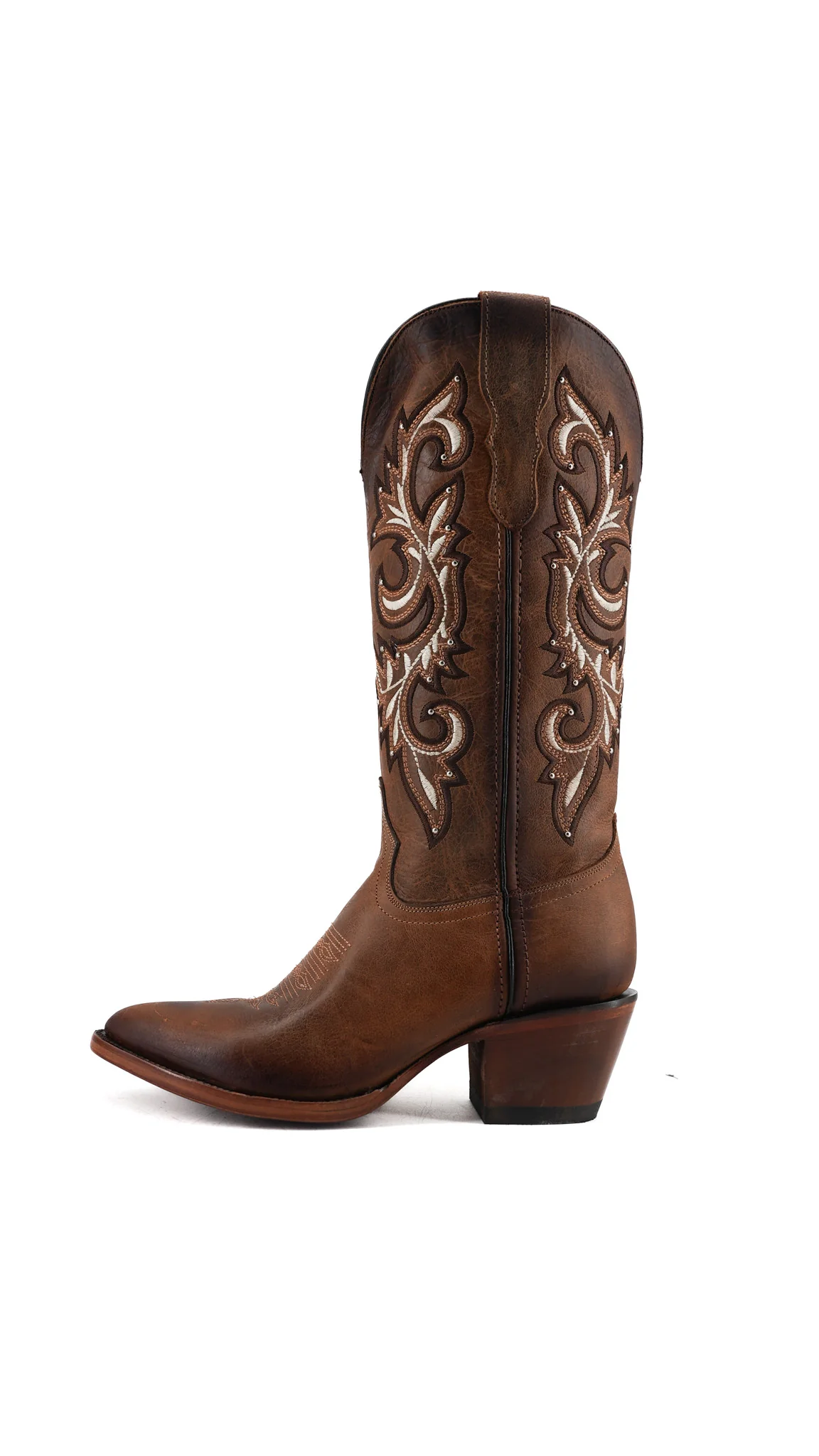 Katy Midi Round Toe Cowgirl Boot - Image 2
