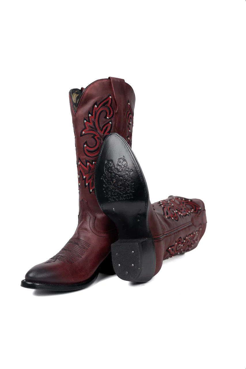Katy Midi Round Toe Cowgirl Boot - Image 20