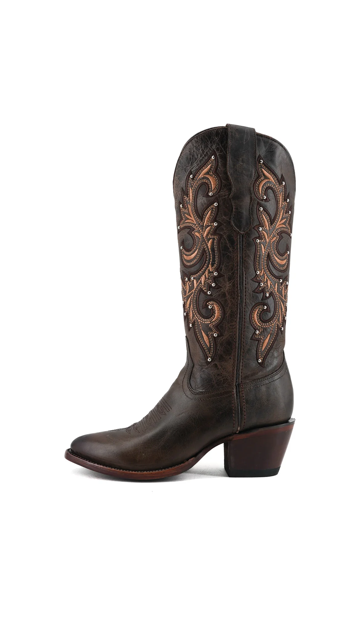 Katy Midi Round Toe Cowgirl Boot - Image 7