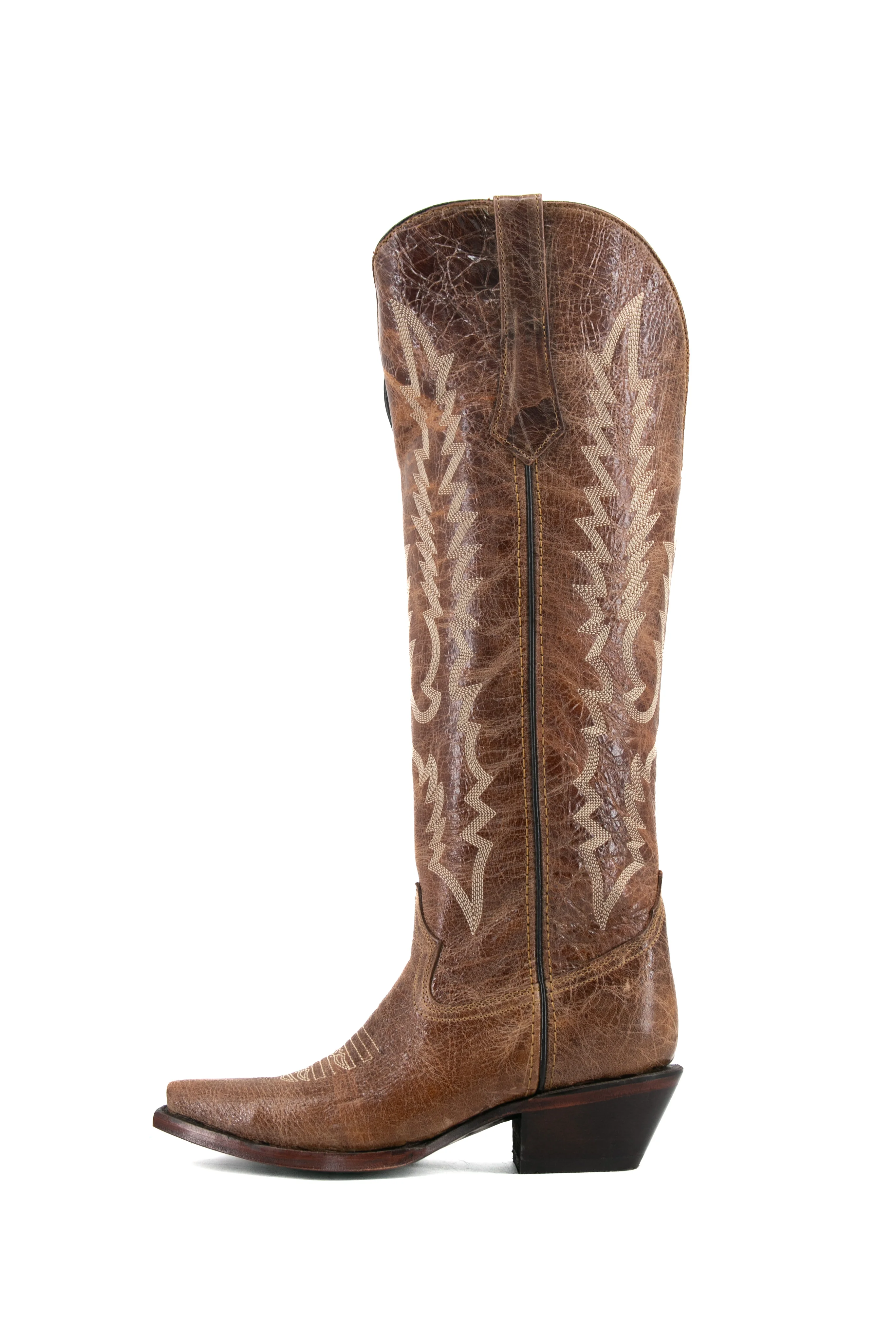 Kaylee Tall Wide Calf Friendly Snip Toe Cowgirl Boot - Image 12