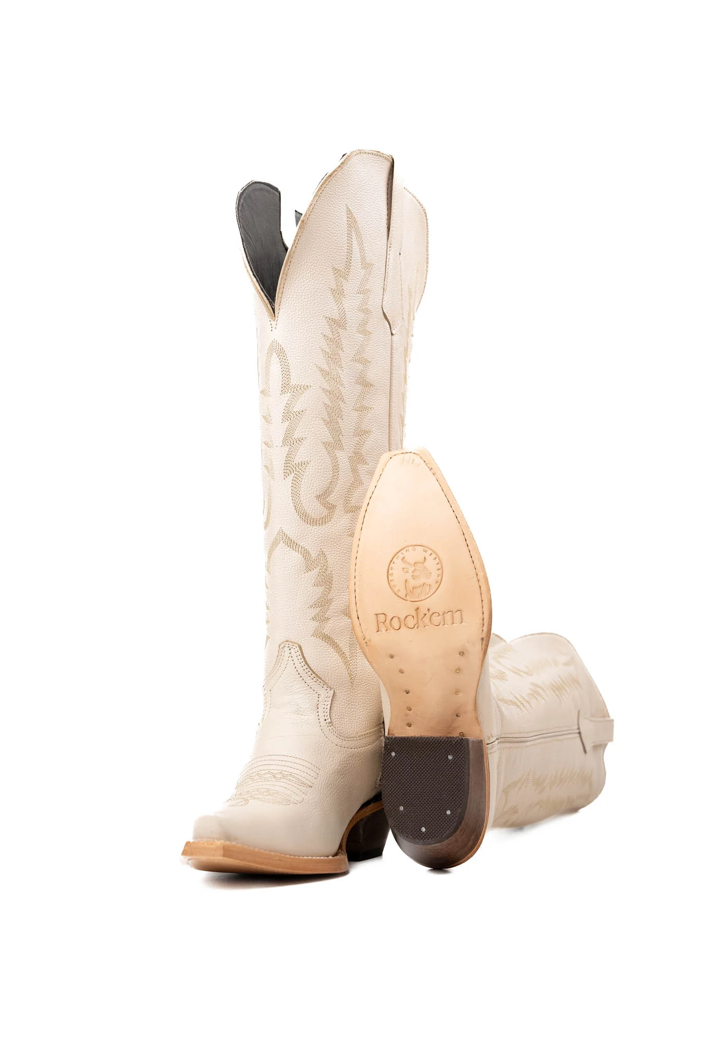 Kaylee Tall Wide Calf Friendly Snip Toe Cowgirl Boot - Image 4