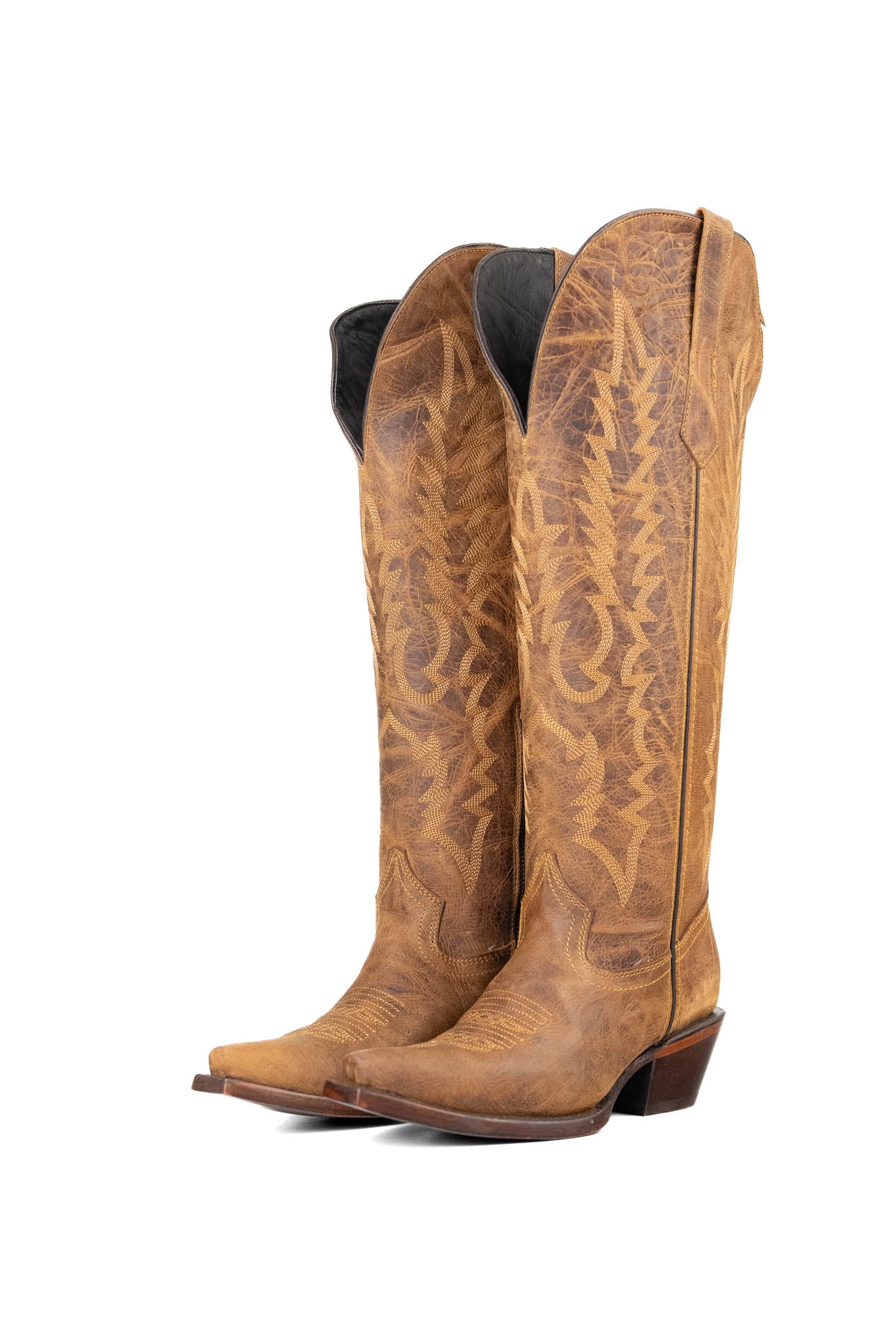 Kaylee Tall Wide Calf Friendly Snip Toe Cowgirl Boot - Image 6