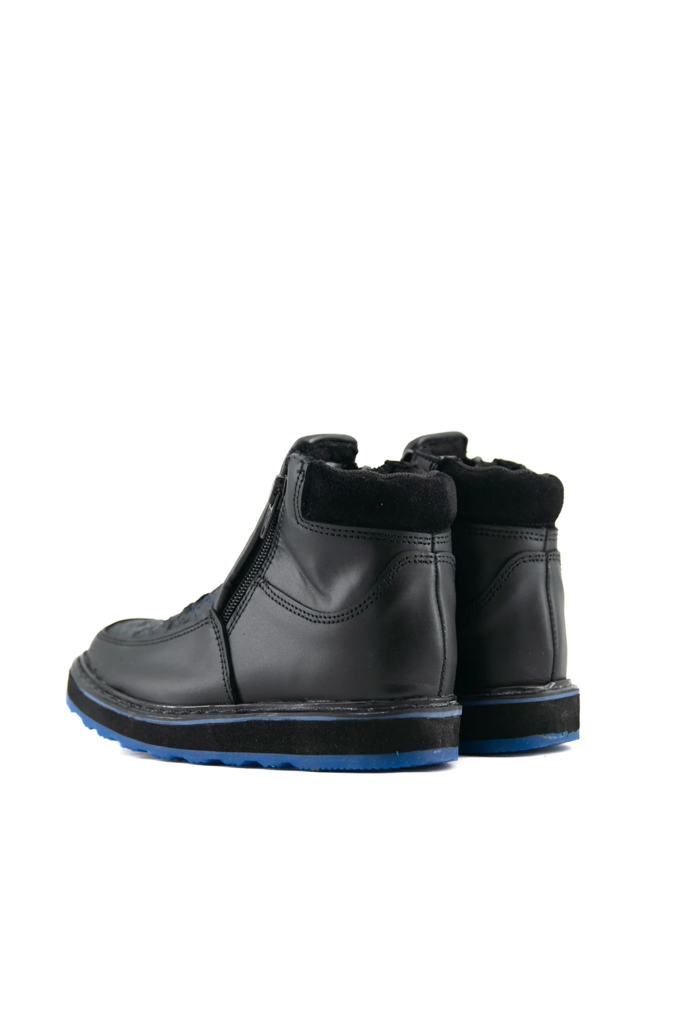 Bruce Kids Python Blue Bottom Ankle Boot FINAL SALE - Image 4