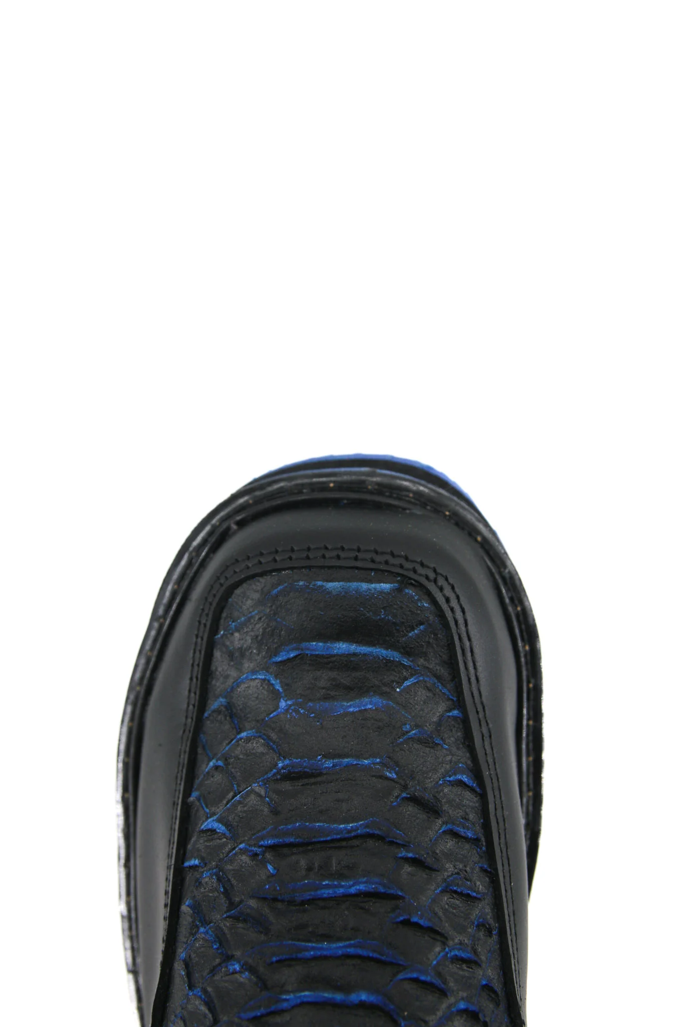 Bruce Kids Python Blue Bottom Ankle Boot FINAL SALE - Image 5