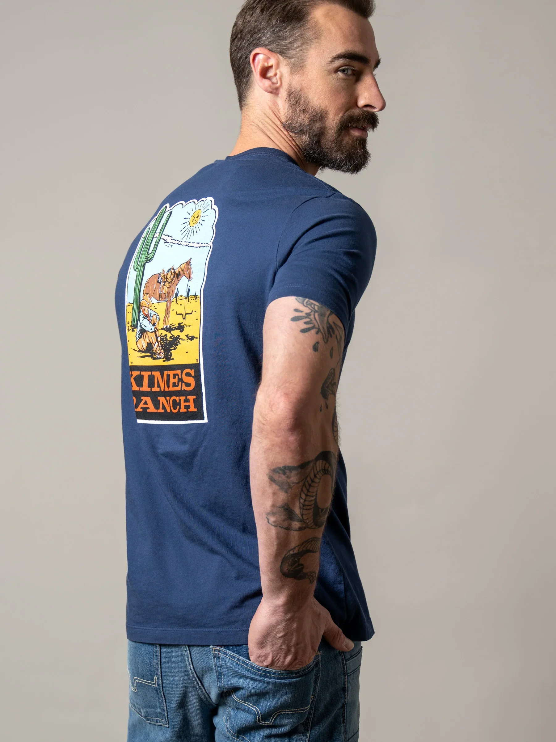 Kimes Ranch Lucky B Sun Had Just Risen T-Shirt - Image 6