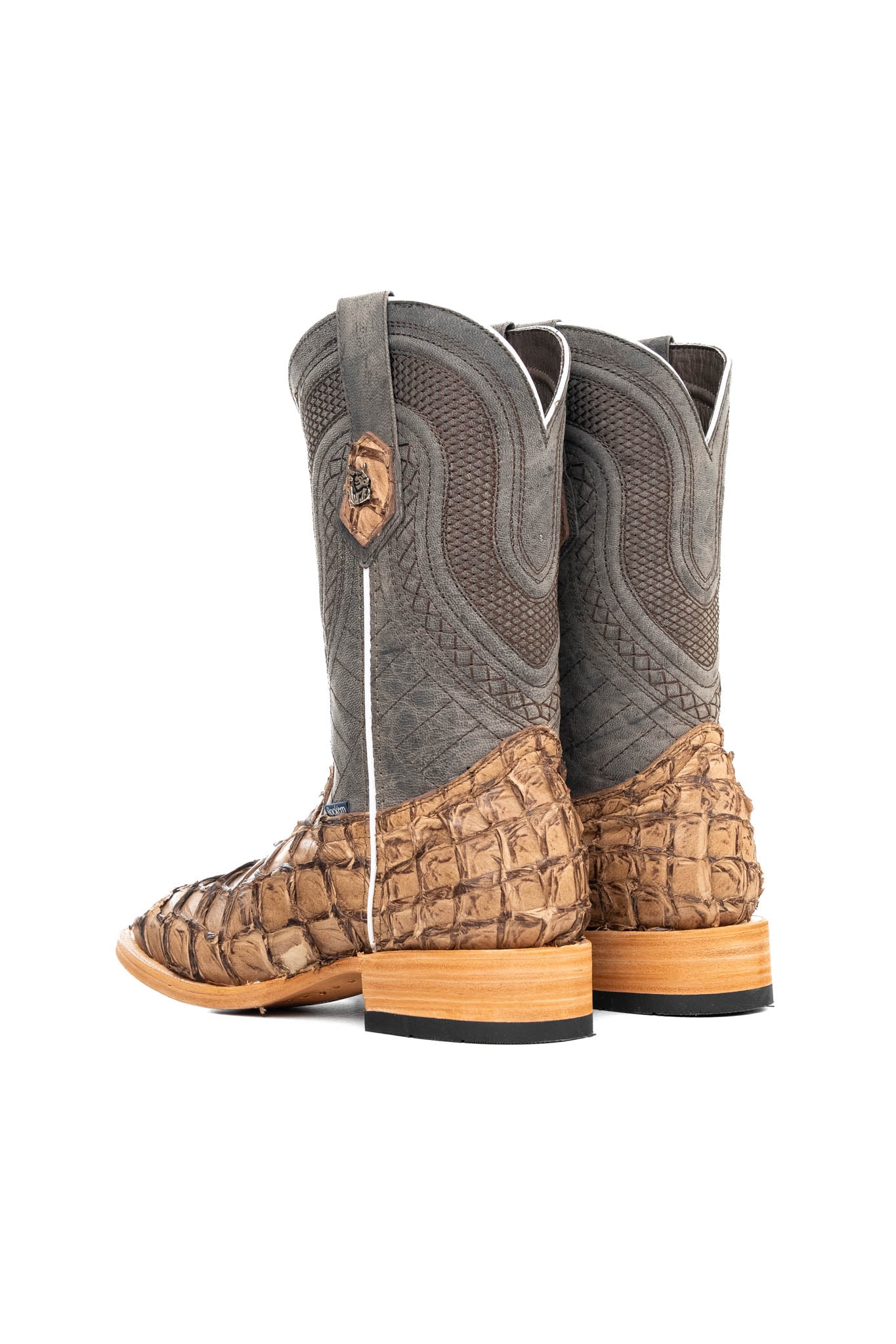 Lambeth Pirarucu Exotic Square Toe Cowboy Boot - Image 10