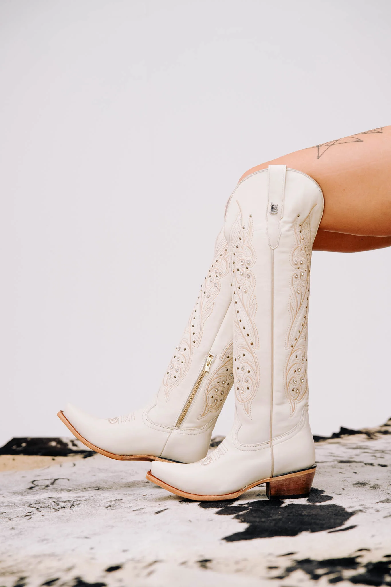 Larissa Tall Snip Toe Cowgirl Boot - Image 9