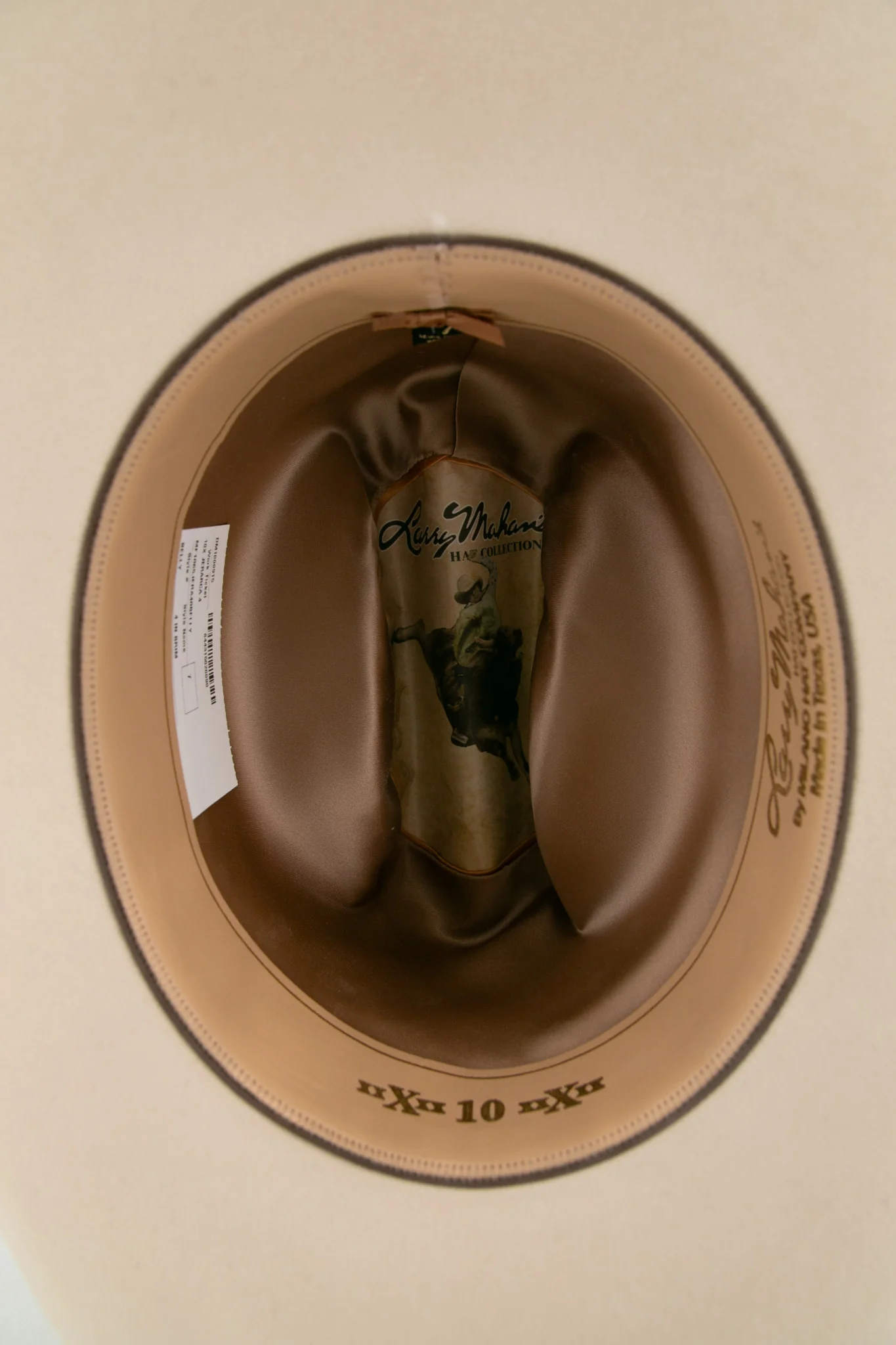 Larry Mahan 10X Belly Jerarca Felt Cowboy Hat - Image 5