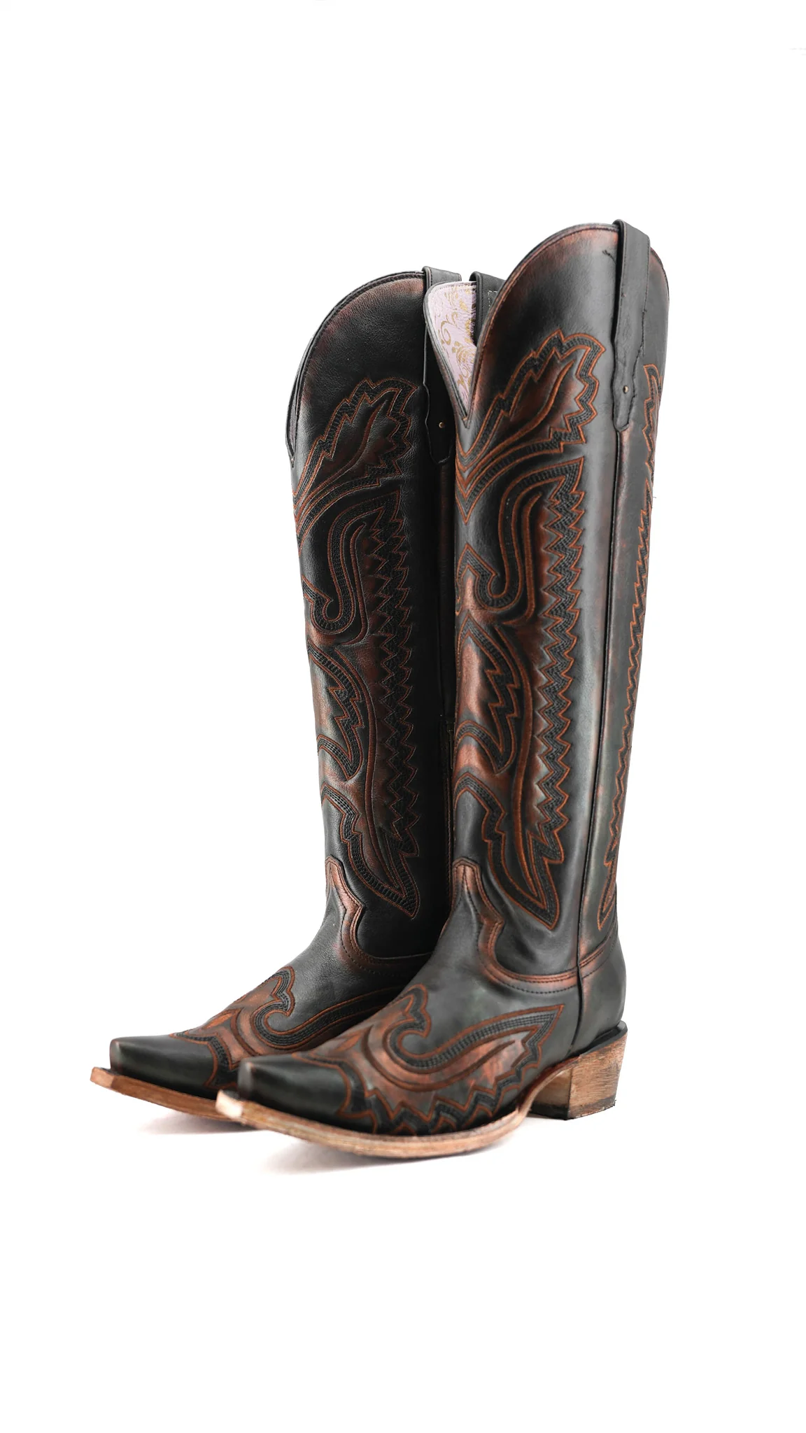 Stacy Tall Snip Toe Cowgirl Boot - Image 11