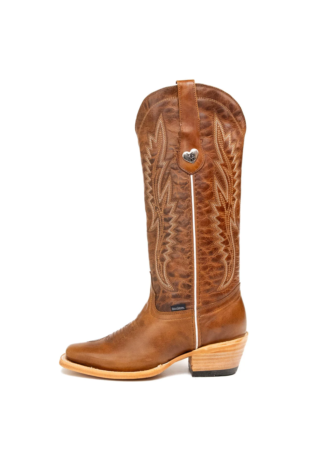 Abril Midi Frontier Toe Cowgirl Boot - Image 2
