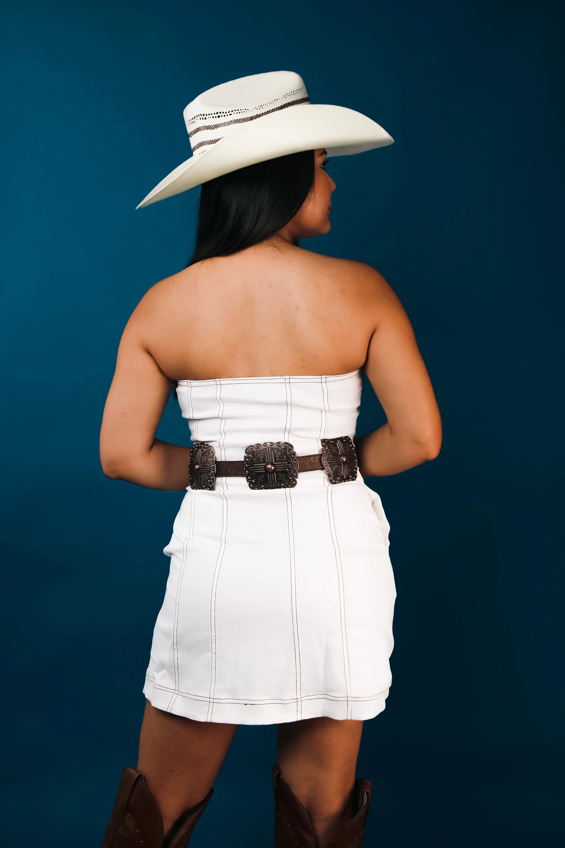 Linea Button Dress - Image 3