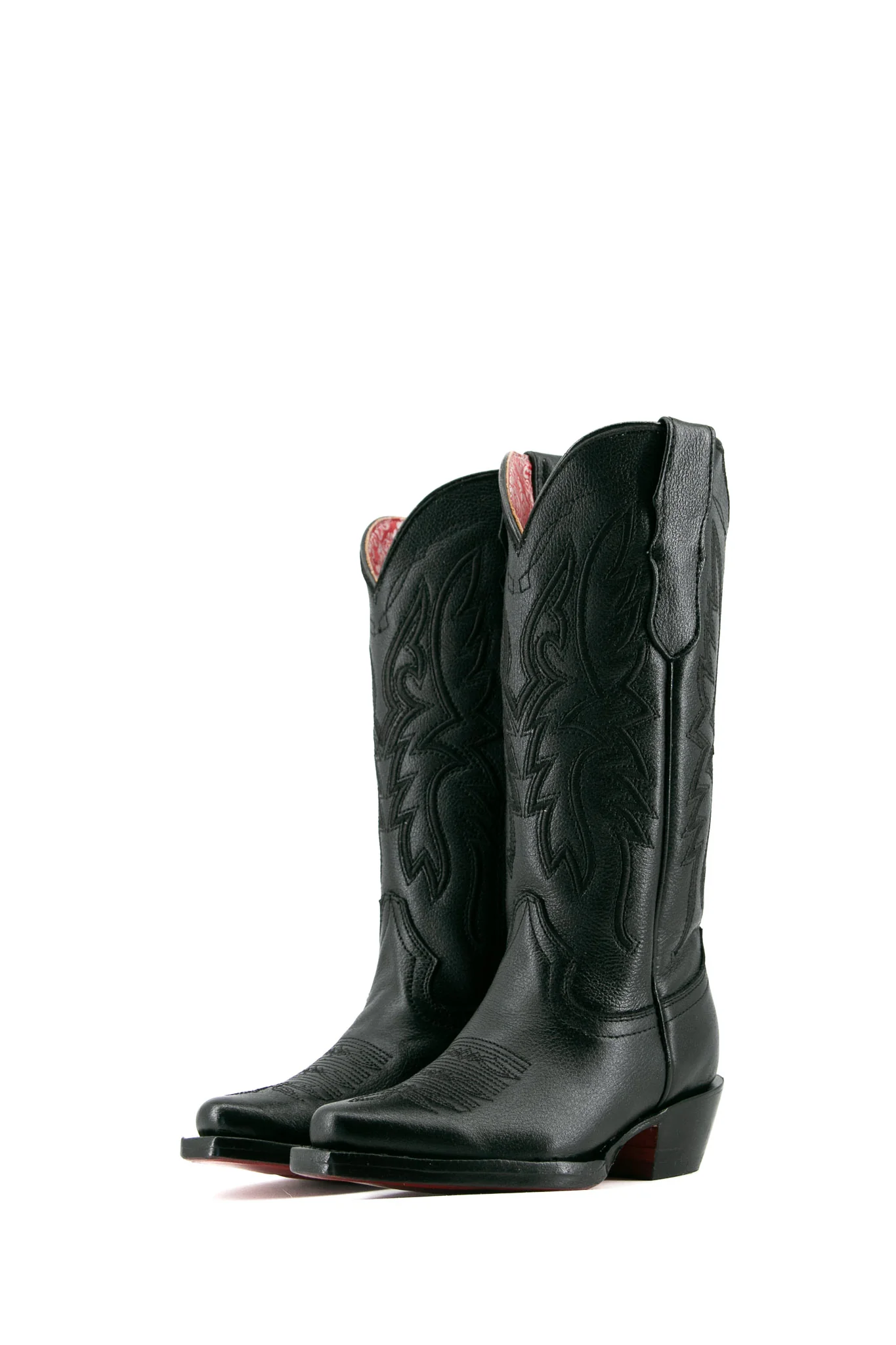 Little Alexa Tall Red Bottom Snip Toe Cowgirl Boot