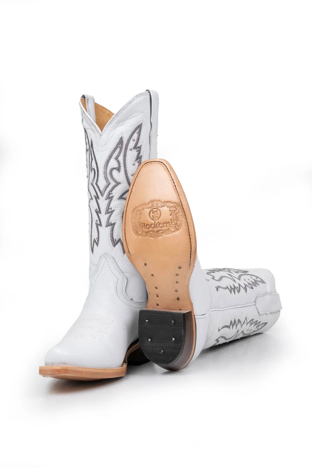 Little Alexa Tall Snip Toe Cowgirl Boot - Image 15