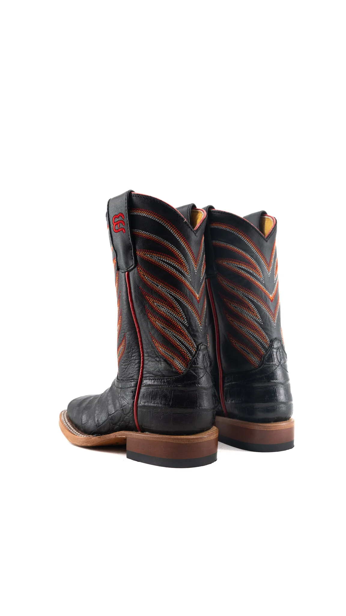 Little Anderson Bean Brevyn Belly Caiman Cowboy Boot - Image 3