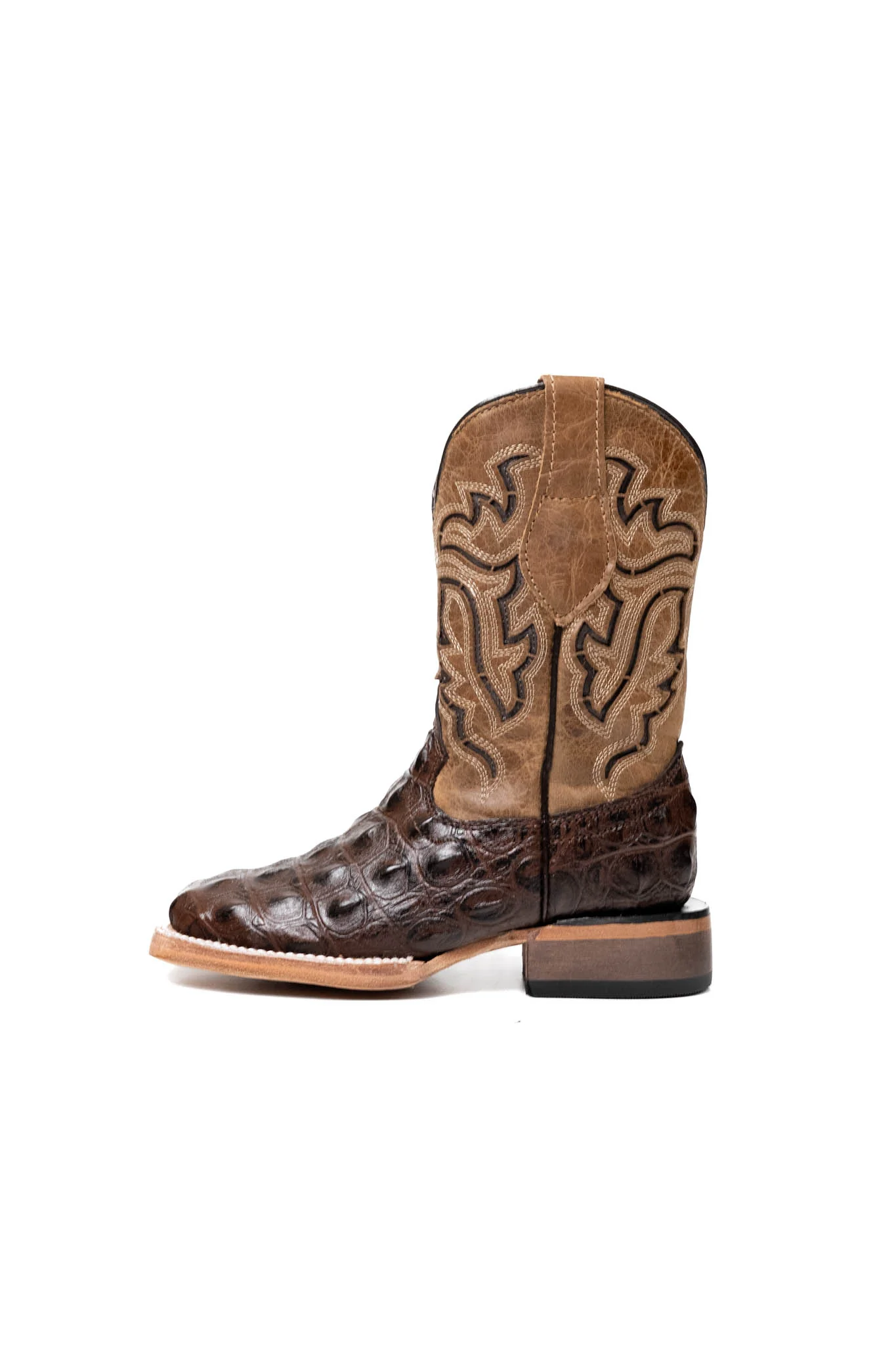 Little Bruce Caiman Hornback Kids Boot - Image 13