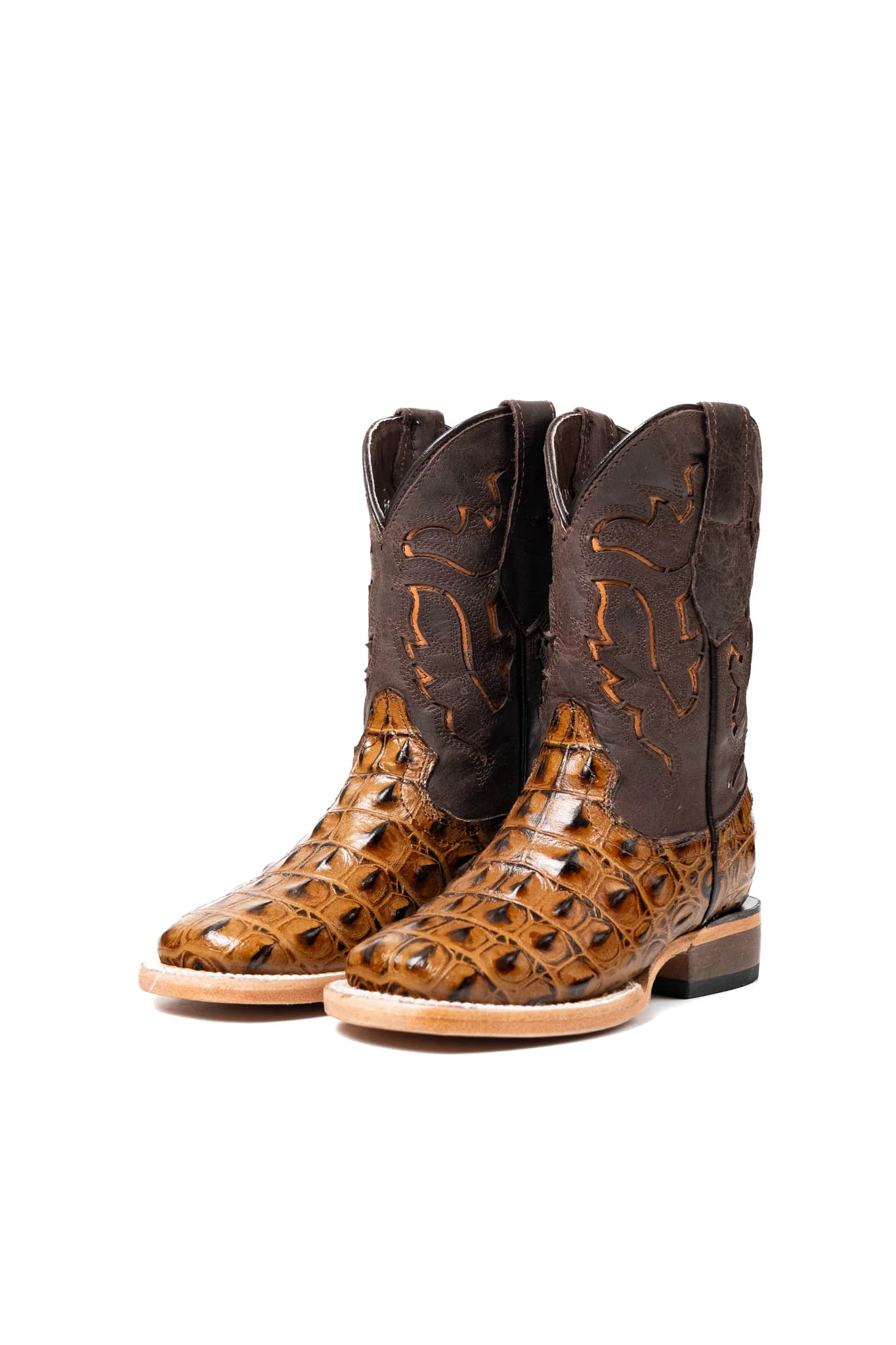 Little Bruce Caiman Hornback Kids Boot - Image 18