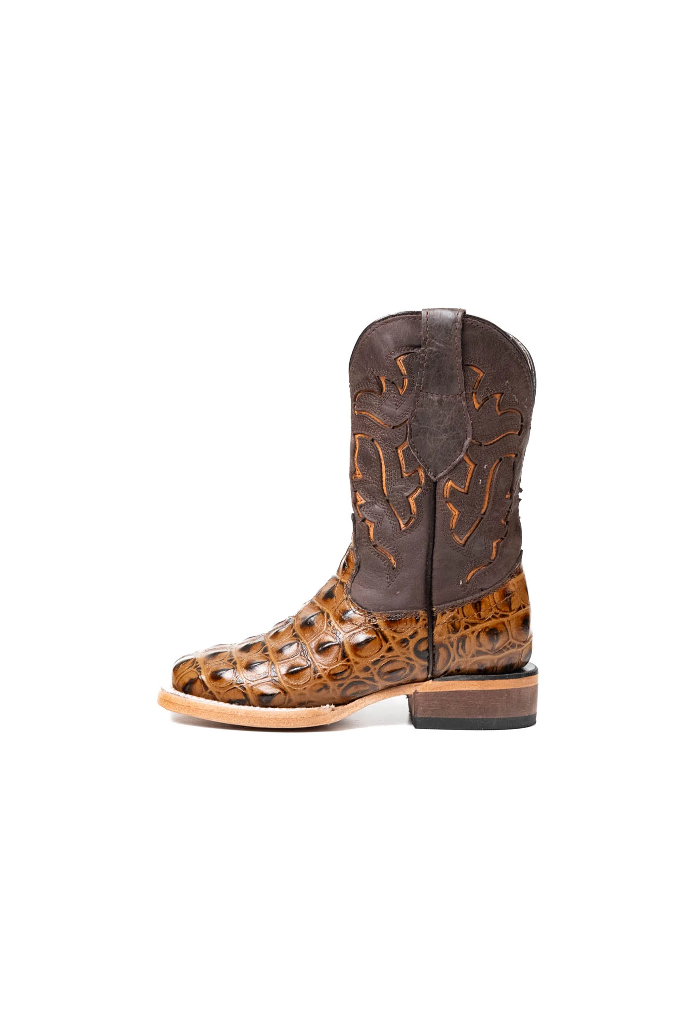 Little Bruce Caiman Hornback Kids Boot - Image 19