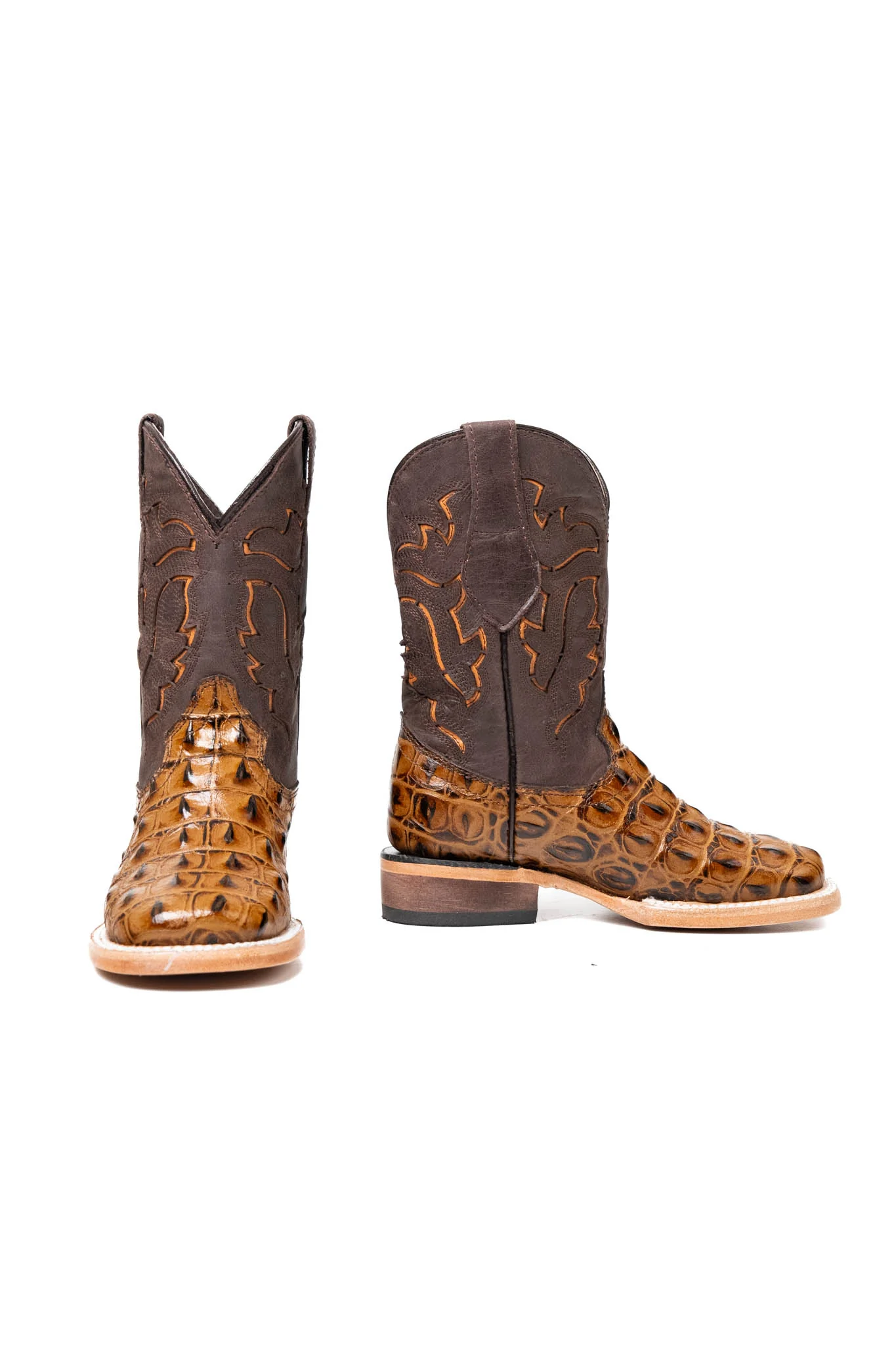 Little Bruce Caiman Hornback Kids Boot - Image 21