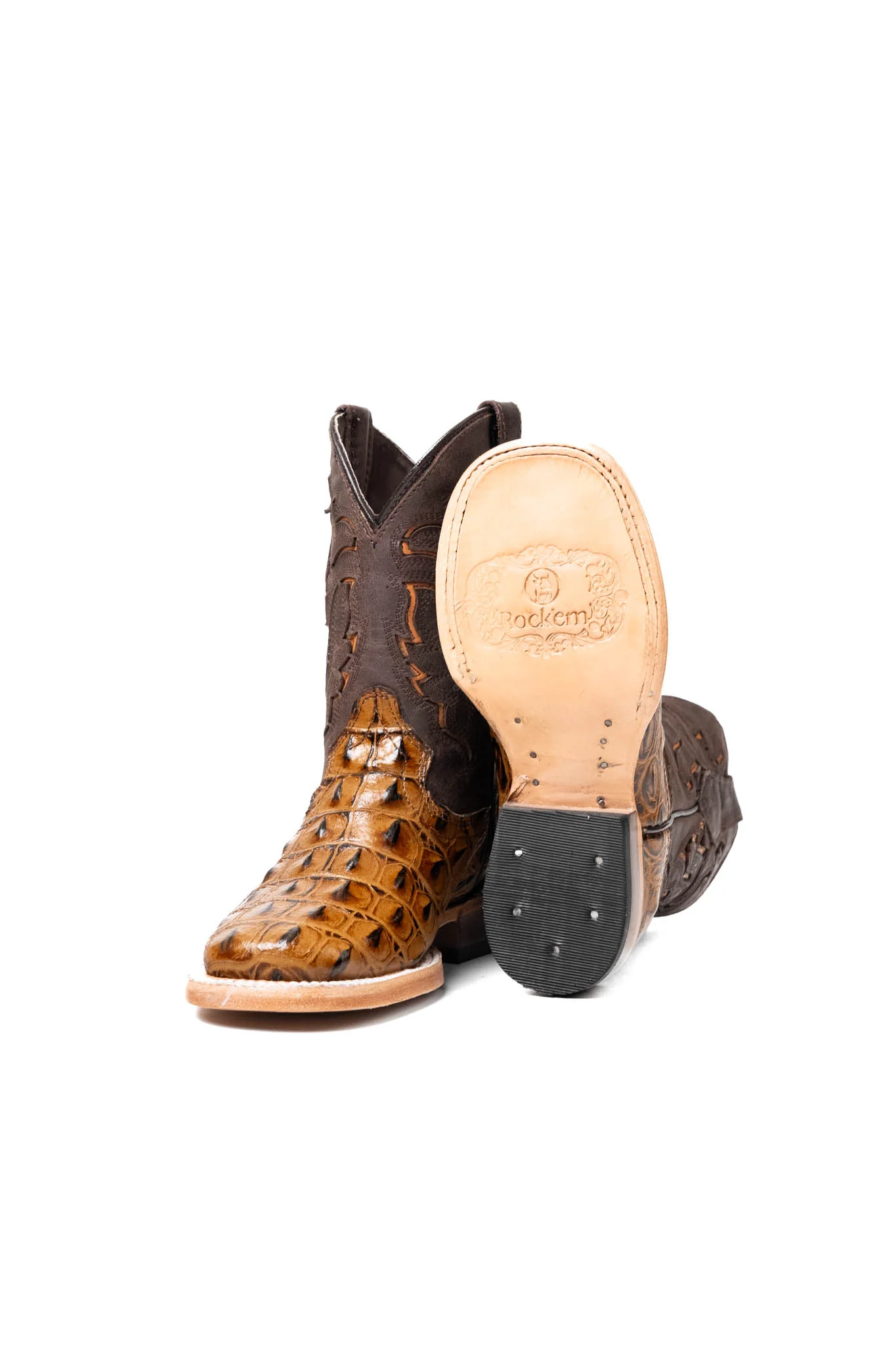 Little Bruce Caiman Hornback Kids Boot - Image 22