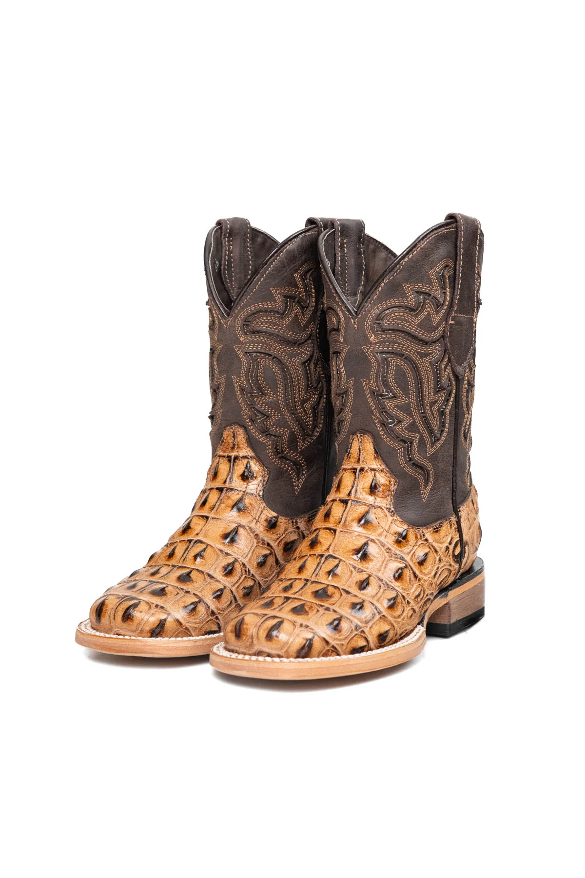 Little Bruce Caiman Hornback Kids Boot - Image 24