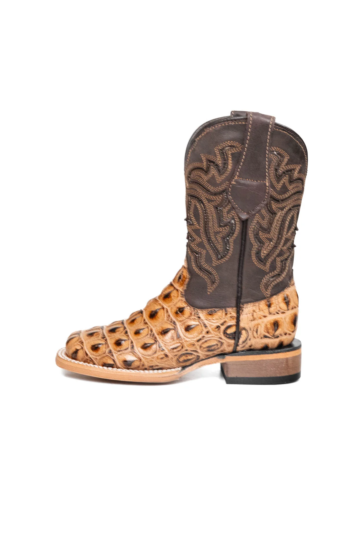 Little Bruce Caiman Hornback Kids Boot - Image 25
