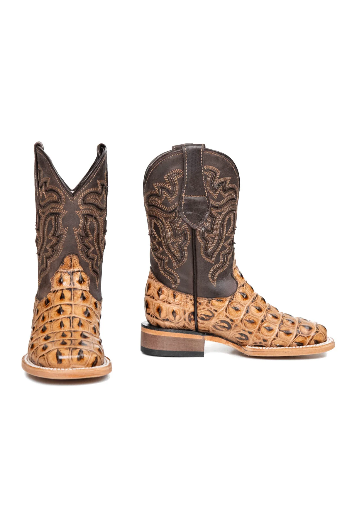 Little Bruce Caiman Hornback Kids Boot - Image 27