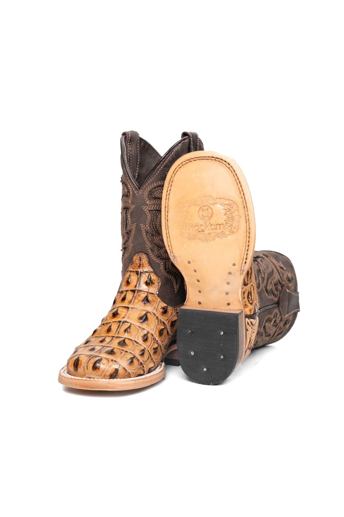 Little Bruce Caiman Hornback Kids Boot - Image 28