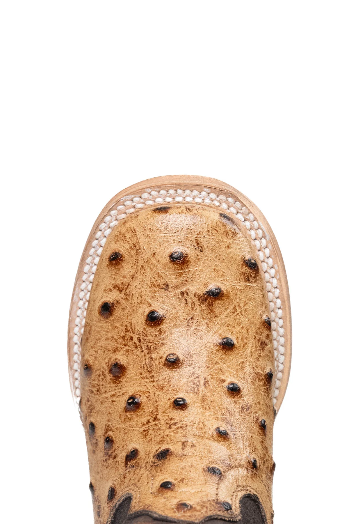 Little Bruce Ostrich Cowboy Boot - Image 18